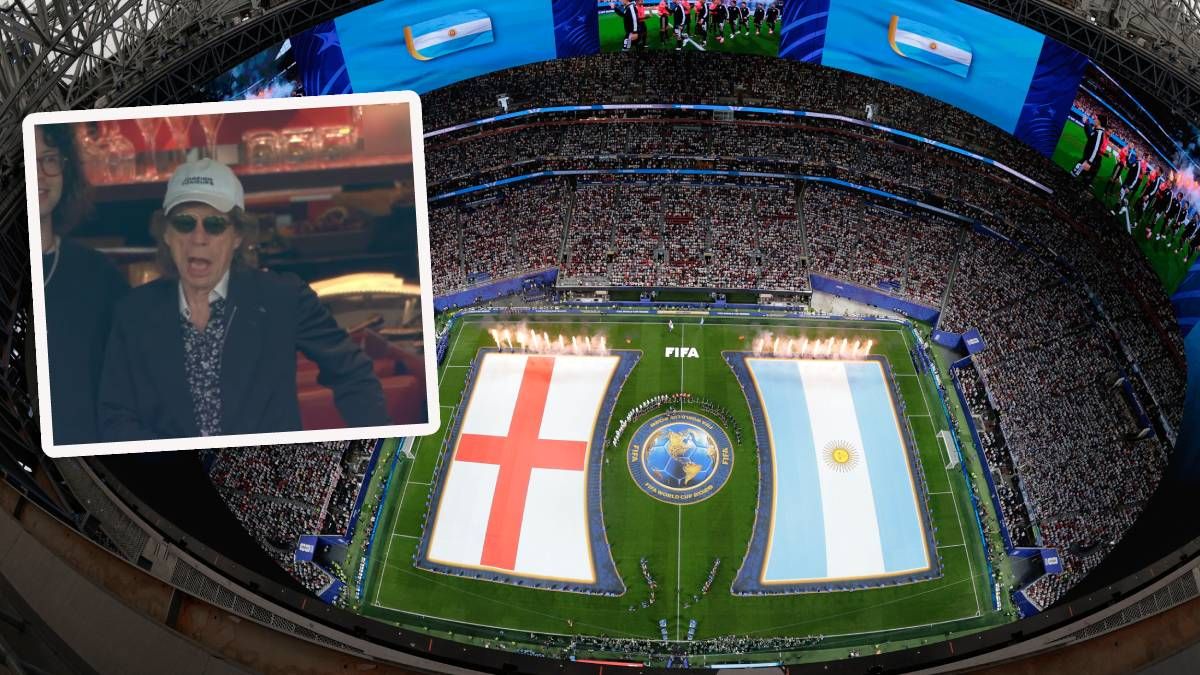 Mick Jagger im WM-Stadion von Atlanta. 