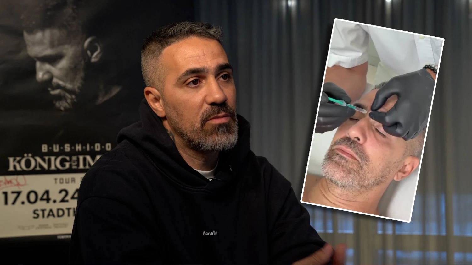 Bushido hat sich erstmals Botox spritzen lassen.