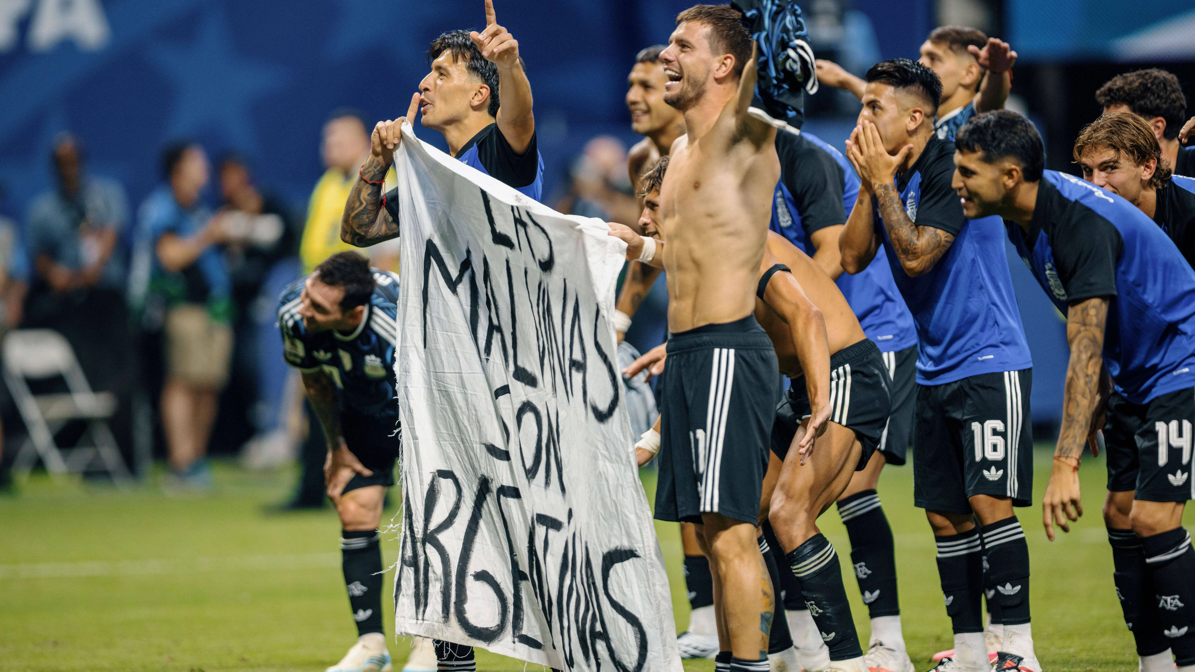Heute.at - Nach Krieg-Plakat: Argentinien-Star verteidigt sich