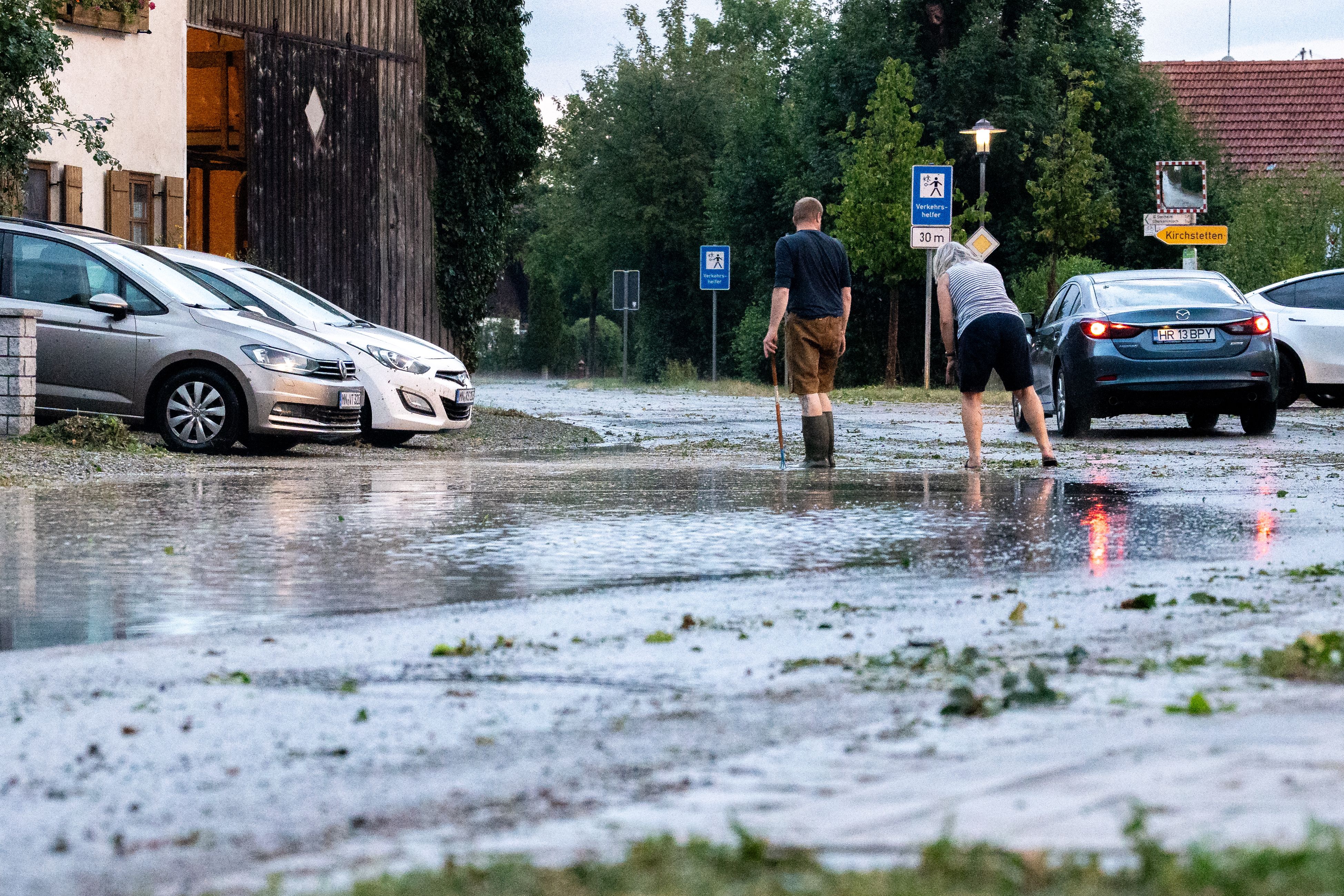 Heute.at - In Osthälfte – Hagel-Gewitter ziehen über Österreich