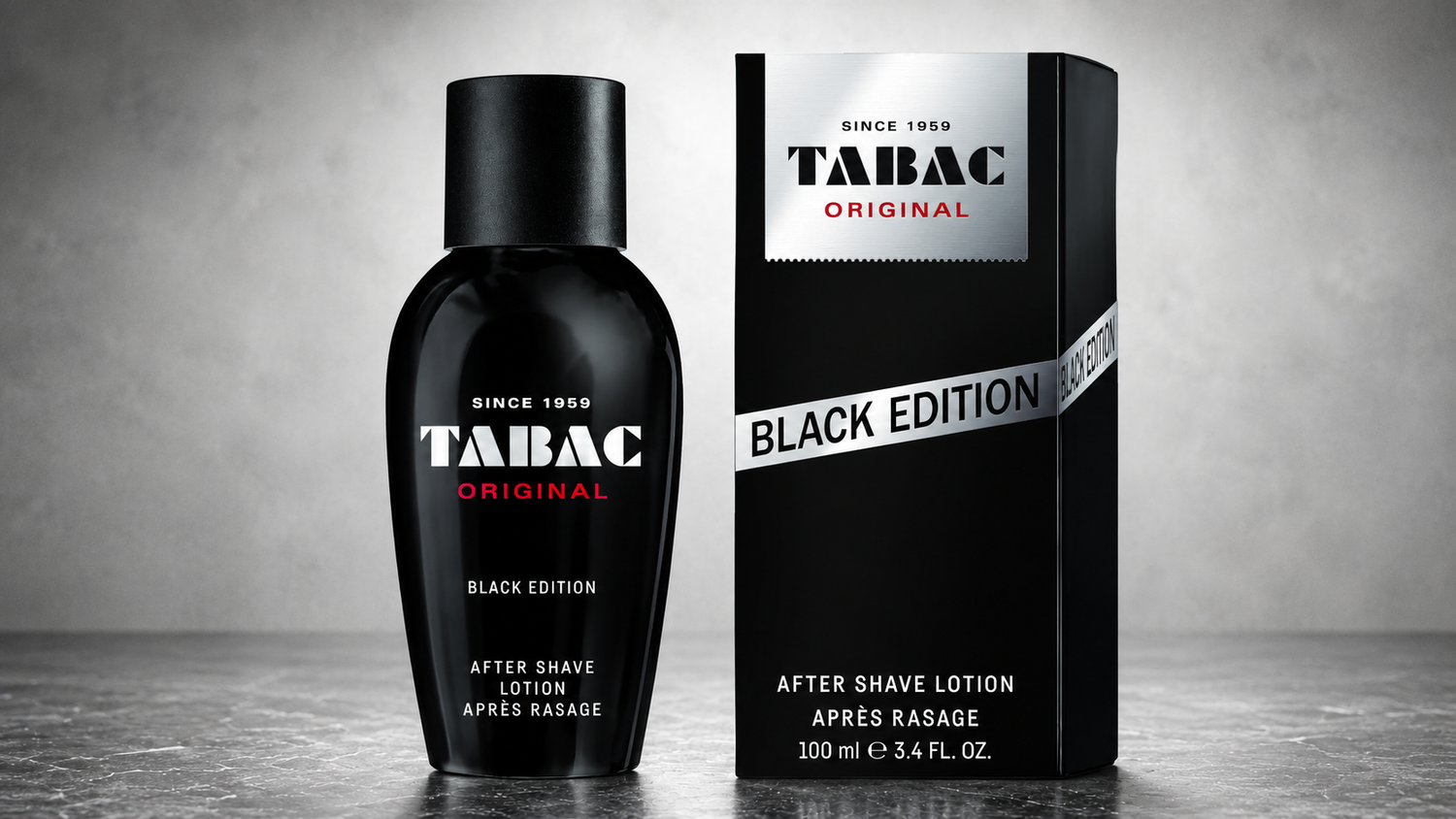 Kult trifft Moderne: Die neue TABAC ORIGINAL BLACK EDITION gibt es jetzt bei Heute zu gewinnen.