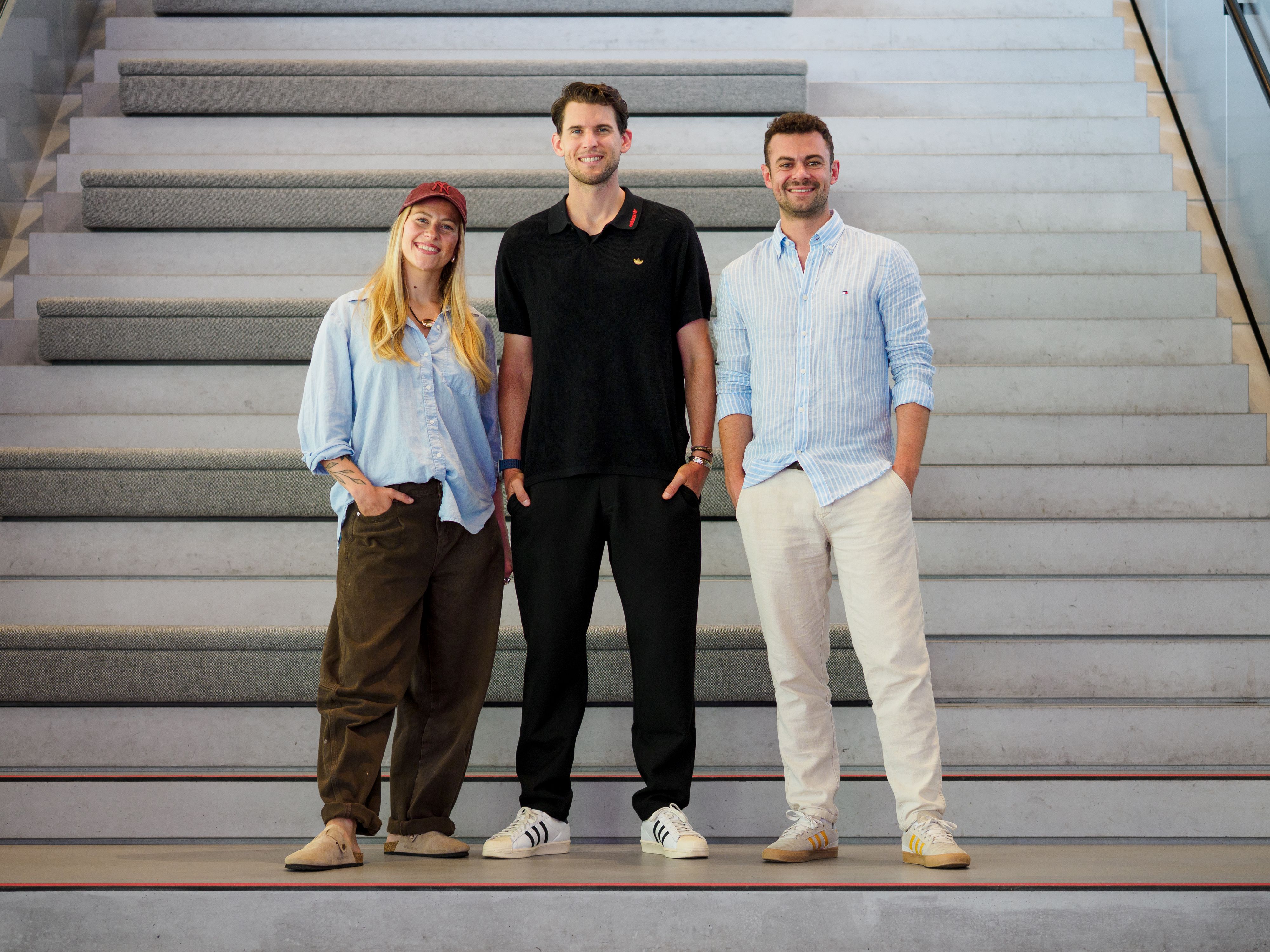 Die Wecker-Moderatoren Anna Kratki und Philipp Bergsmann sprachen mit Dominic Thiem