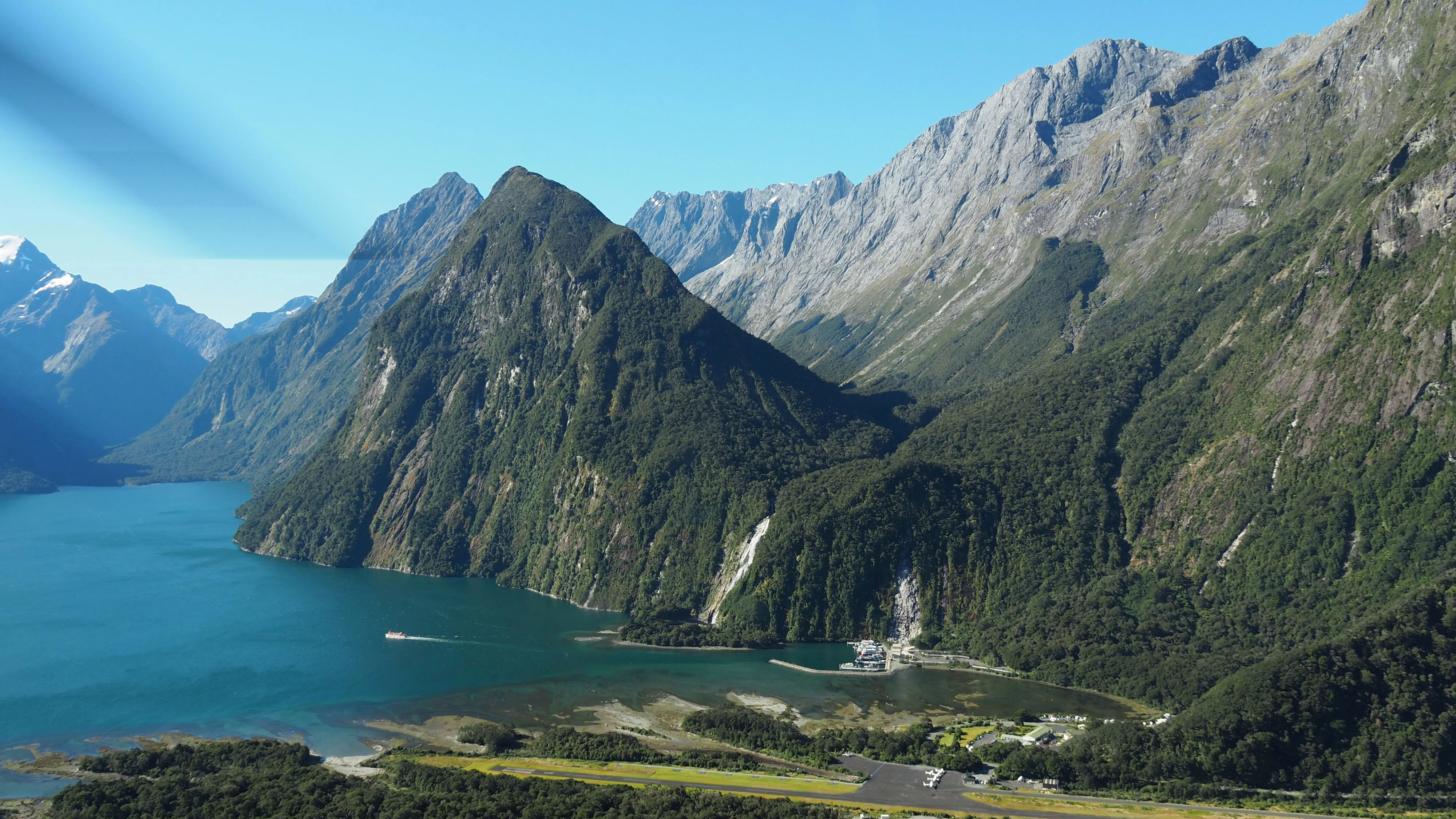 Milford Sound airport in New Zealand March 7, 2017.        REUTERS/Henning Gloystein
