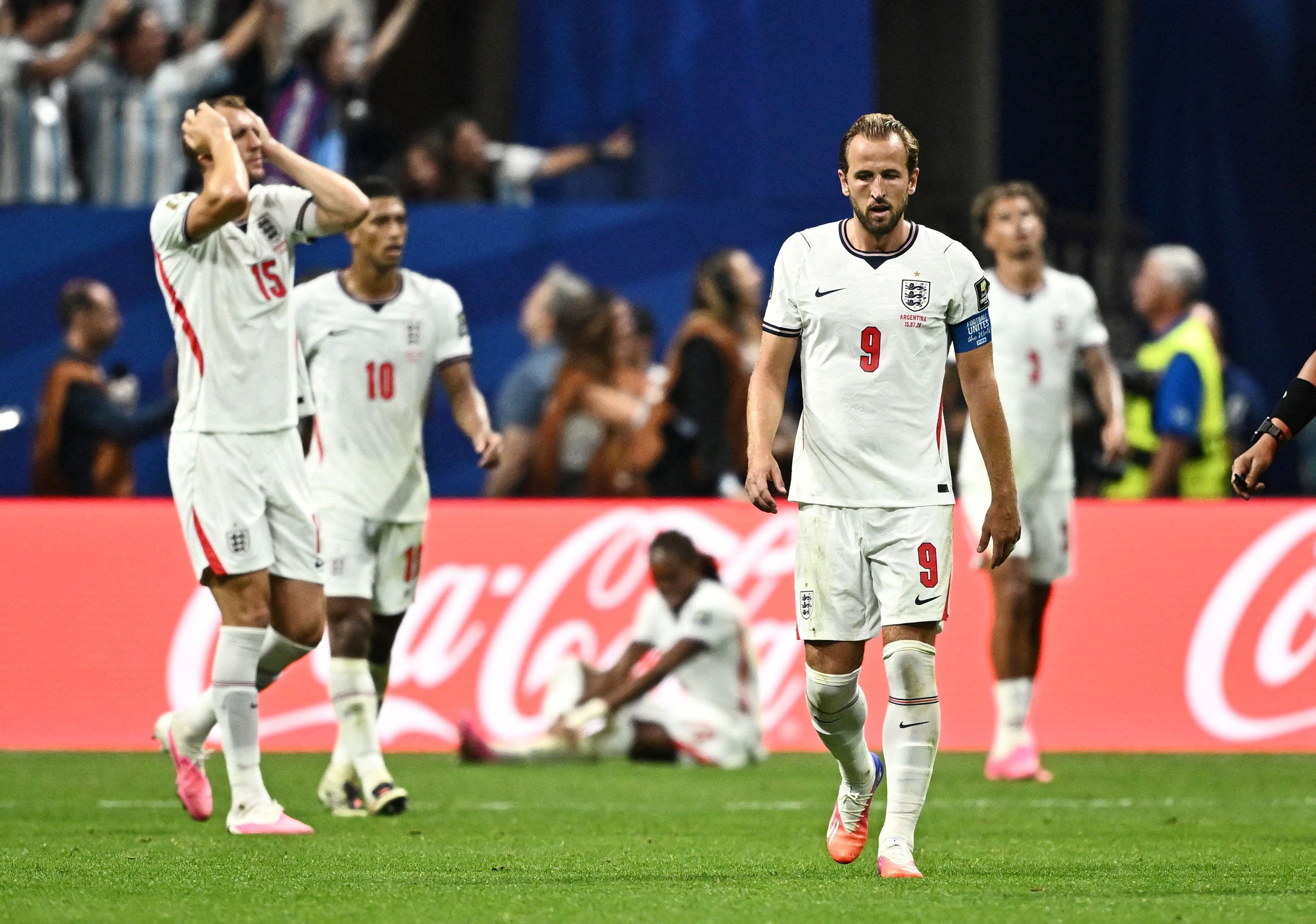 Englands Team schied im WM-Halbfinale aus. 