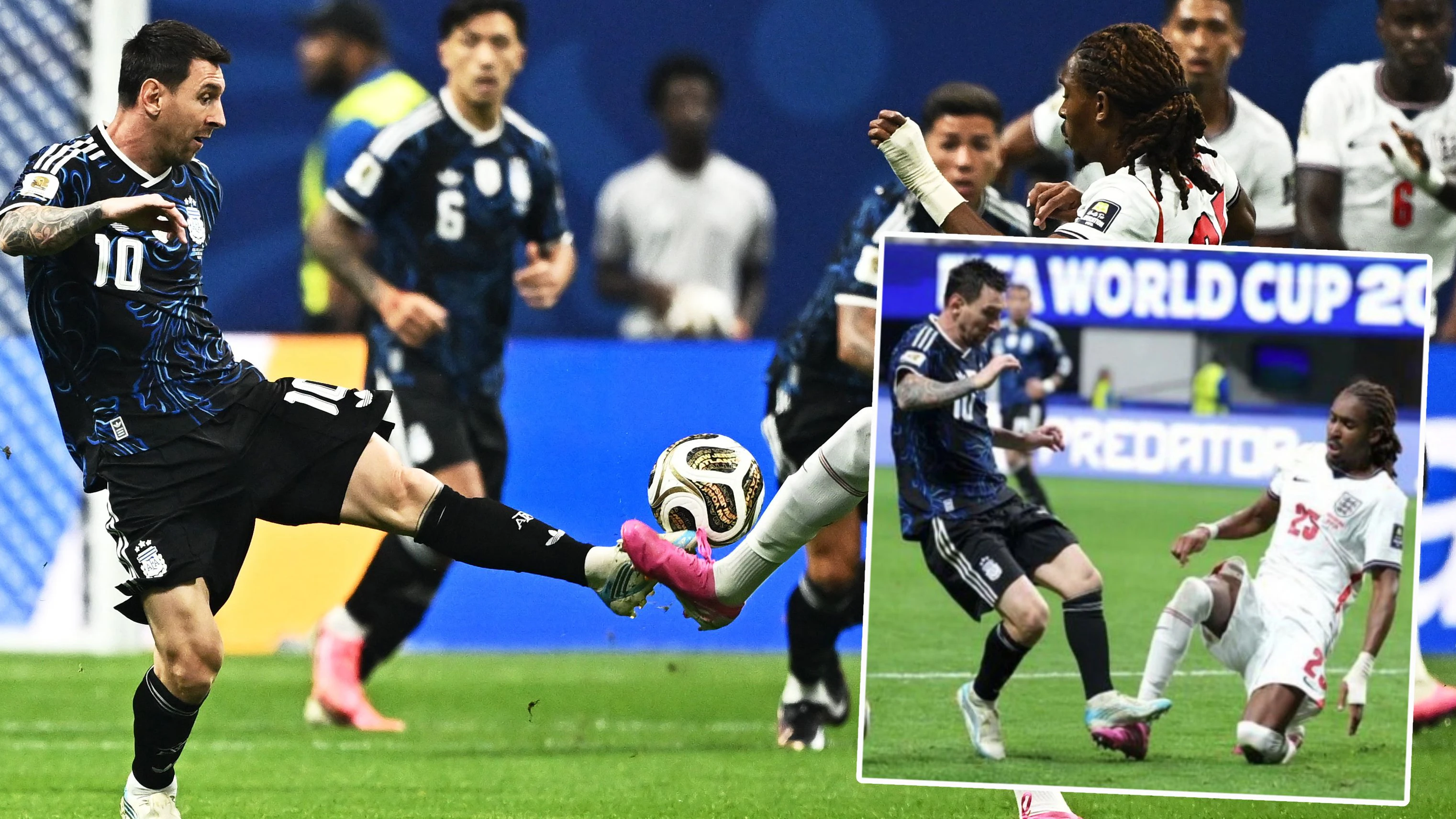 Heute.at - VAR-Skandal? Messi stieg vor Siegestor auf Gegner-Fuß
