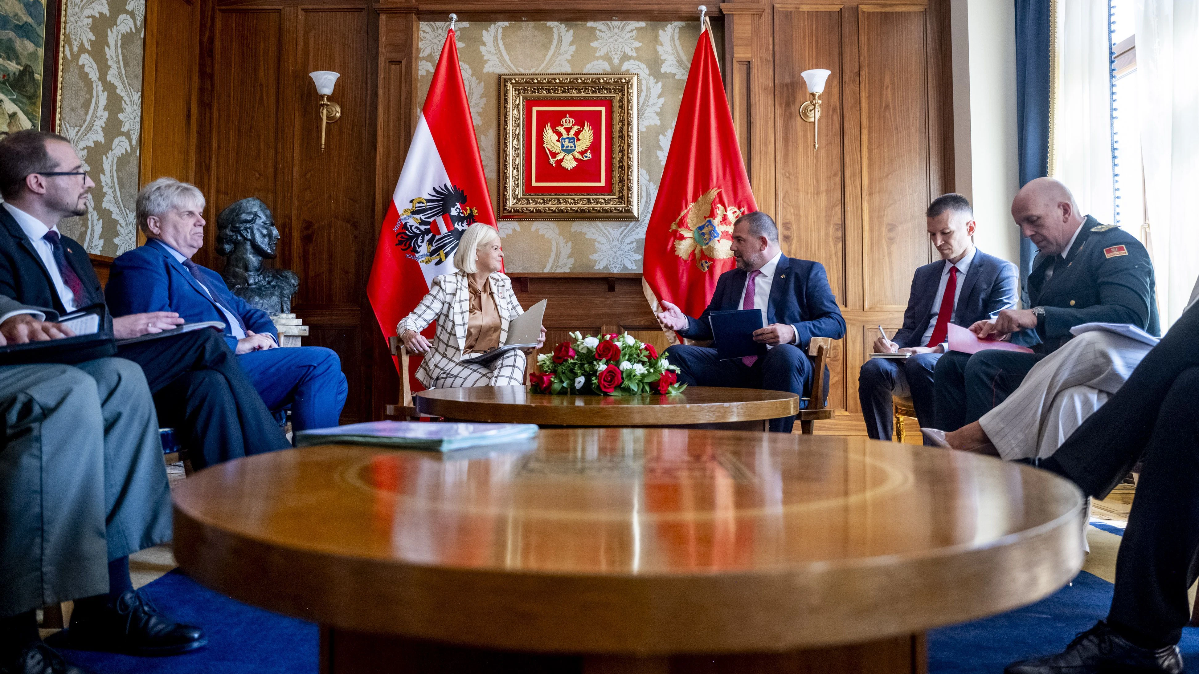 Im Fokus der Gespräche in Podgorica standen die militärische Zusammenarbeit und die Sicherheit am Westbalkan.