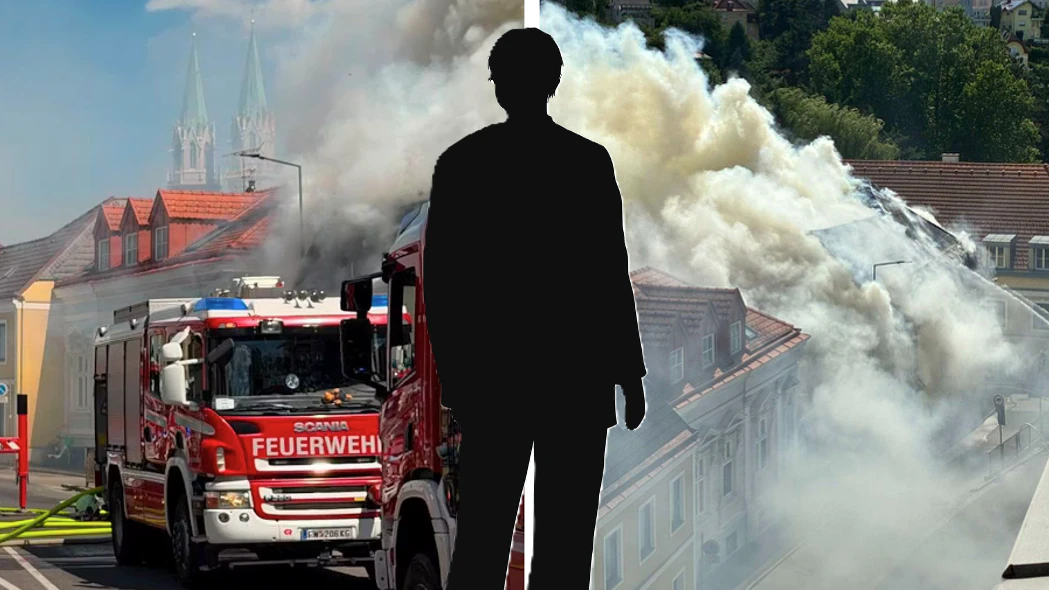 Der Dachstuhl wurde bei dem Feuer völlig zerstört.