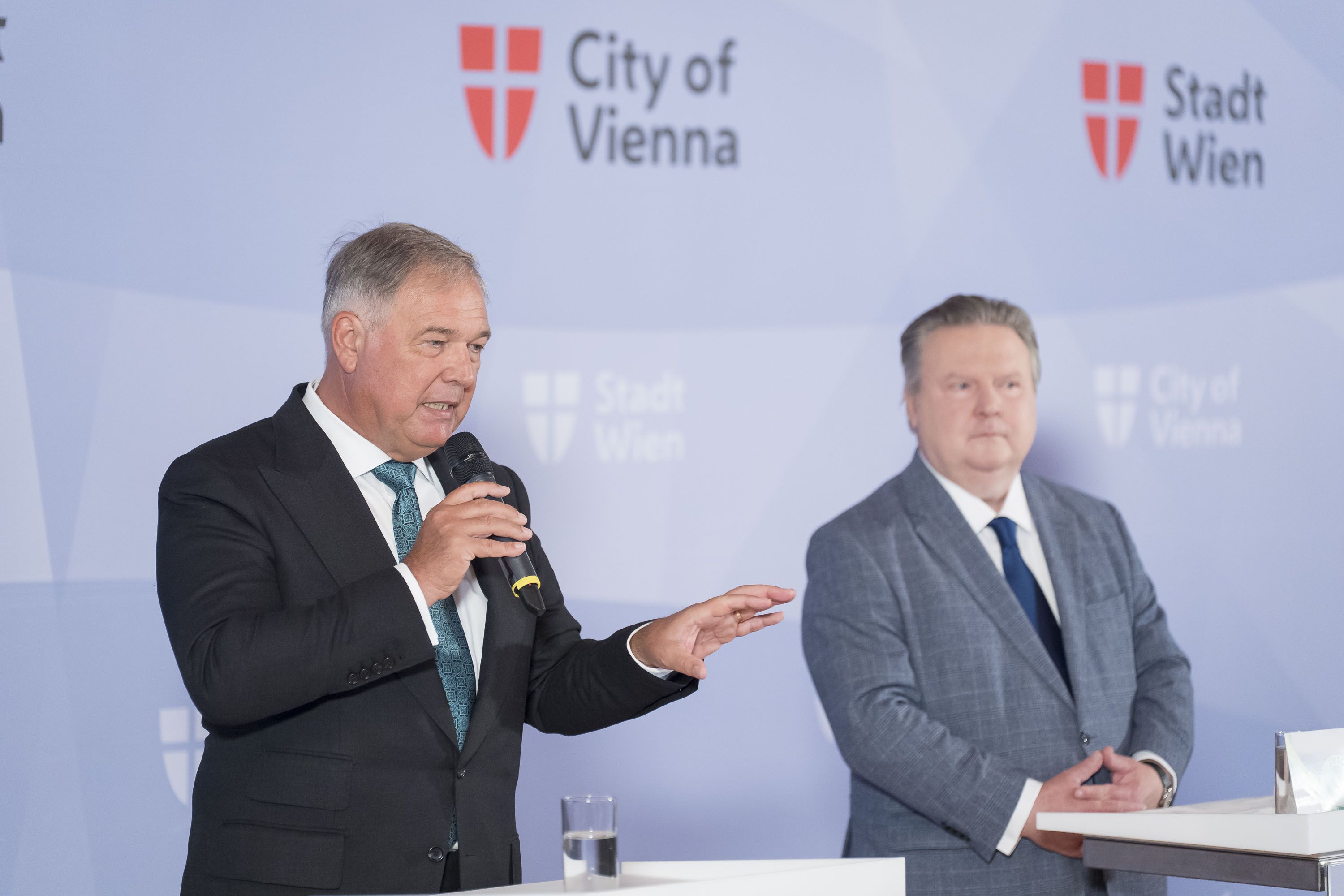 Walter Ruck rühmt sich für sein enges Verhältnis zu Stadtchef Michael Ludwig