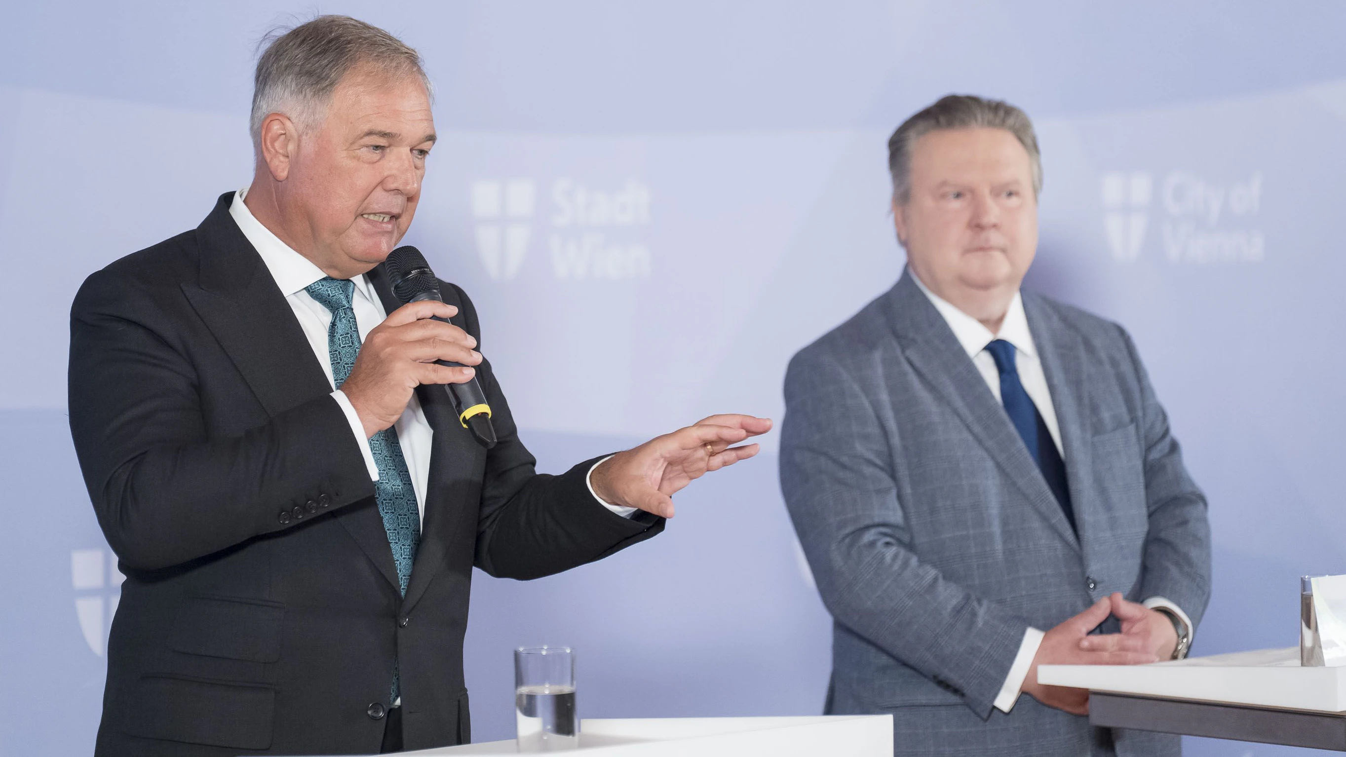 Walter Ruck rühmt sich für sein enges Verhältnis zu Stadtchef Michael Ludwig