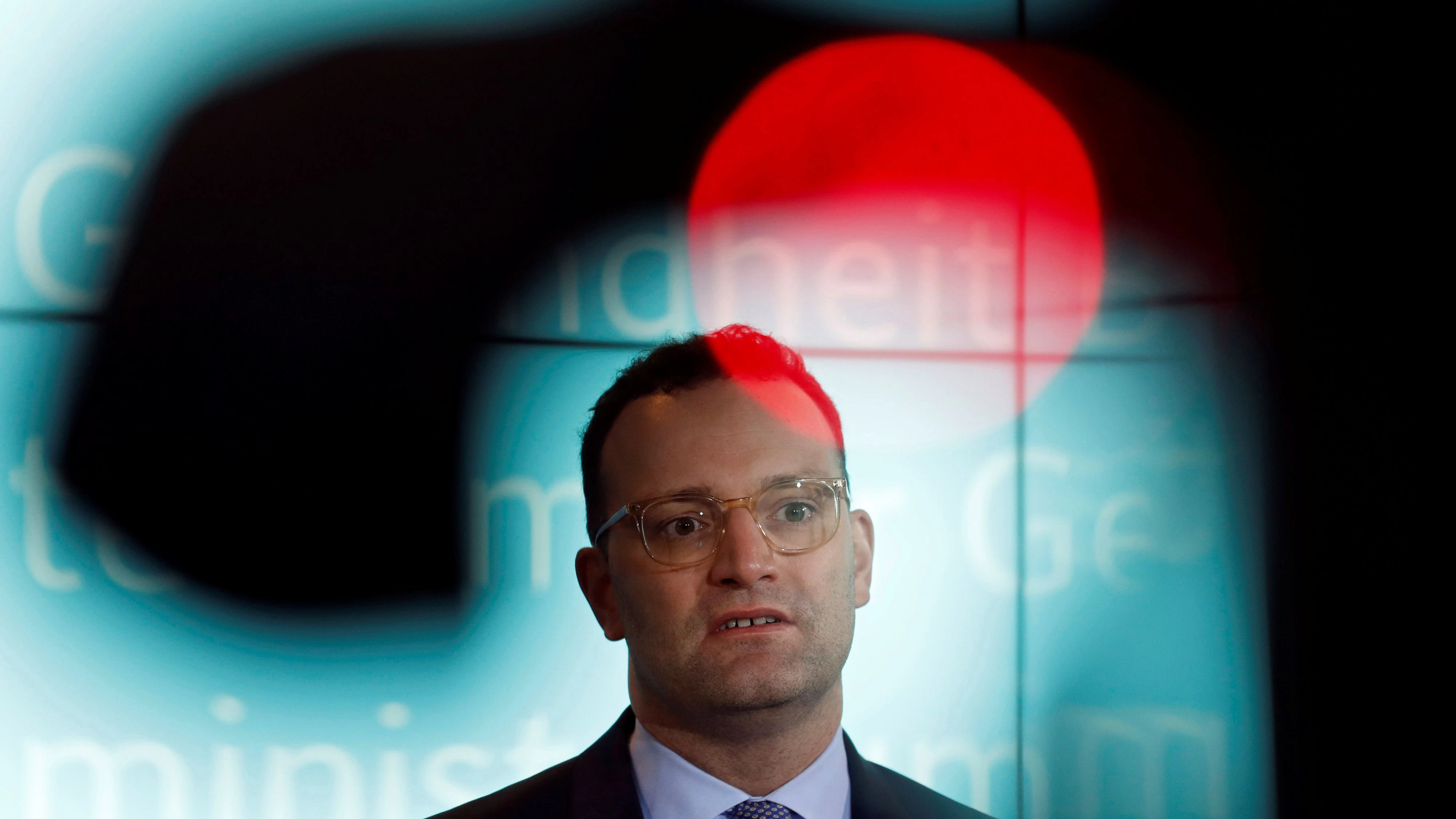 German Health Minister Jens Spahn gives a statement in Berlin, Germany, February 26, 2020. REUTERS/Michele Tantussi