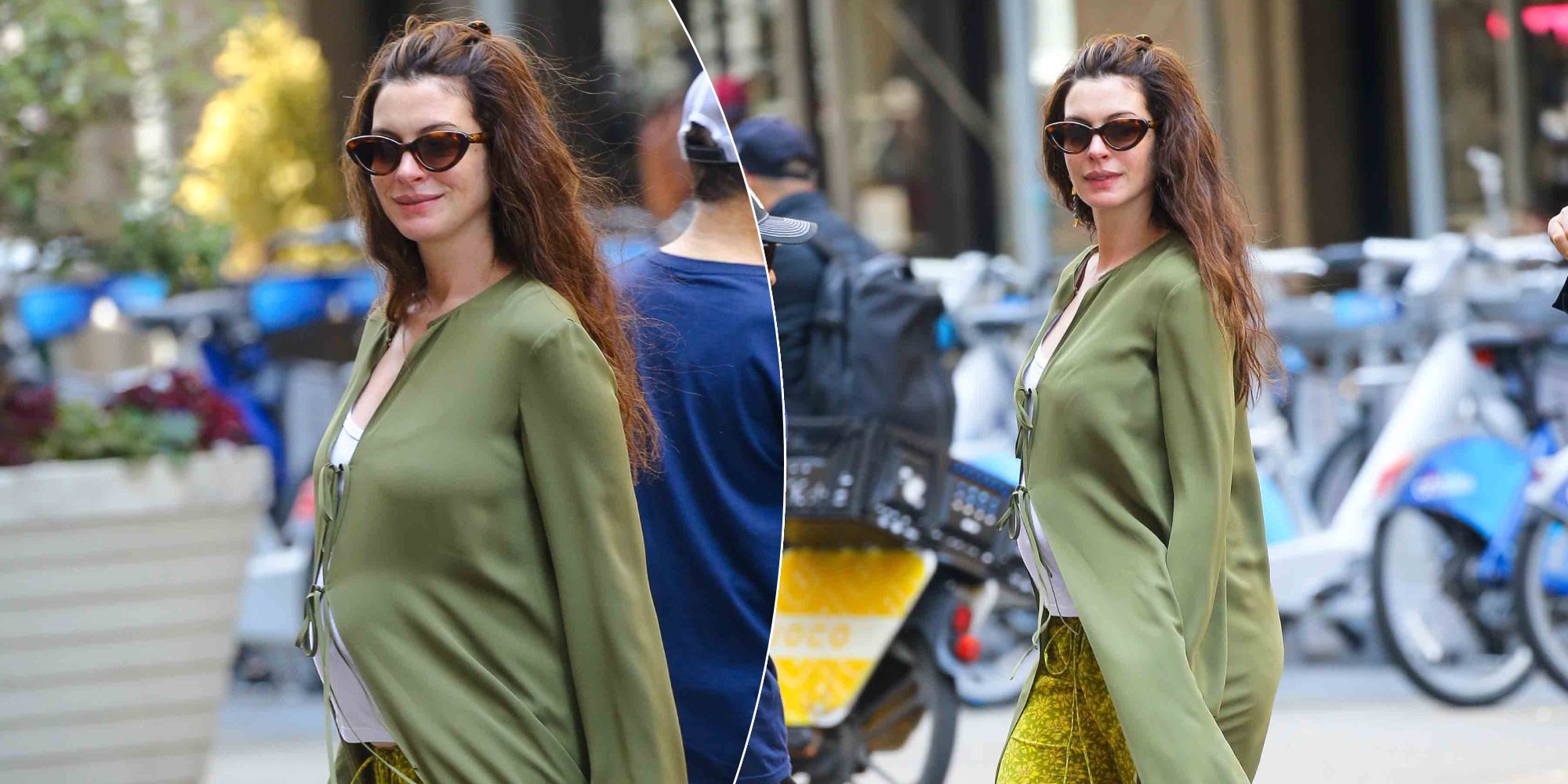 Anne Hathaway in New York.