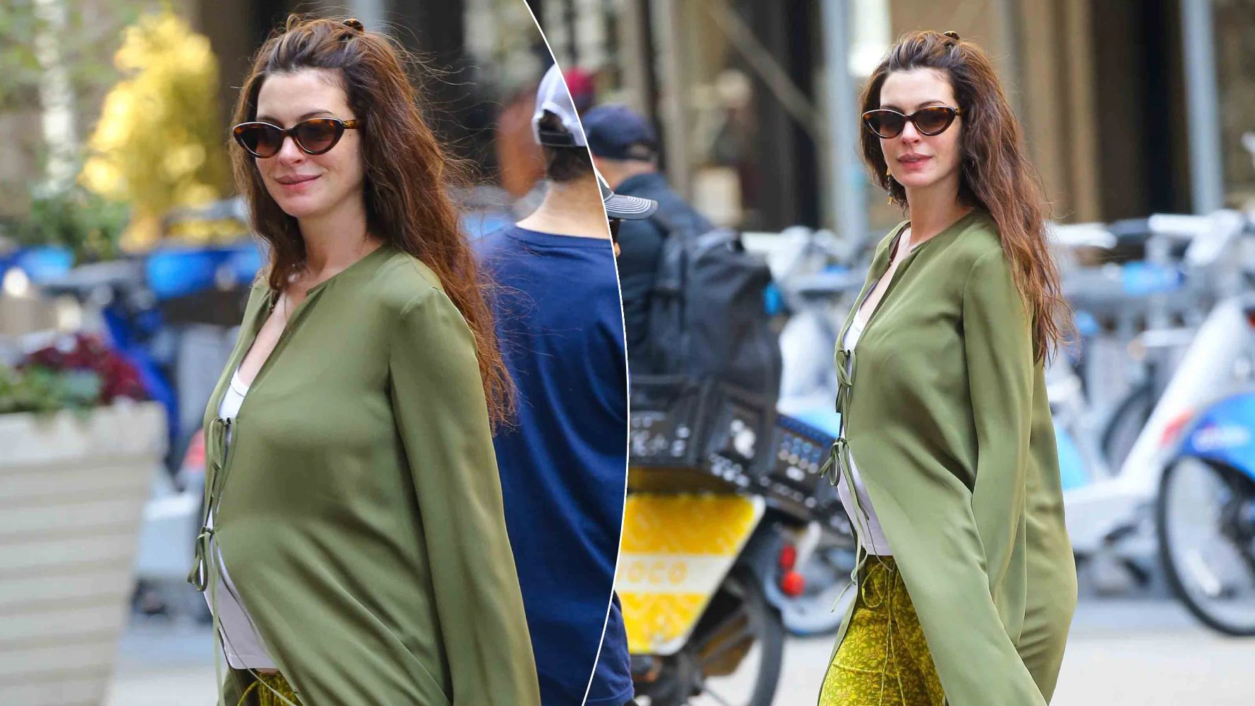 Anne Hathaway in New York.