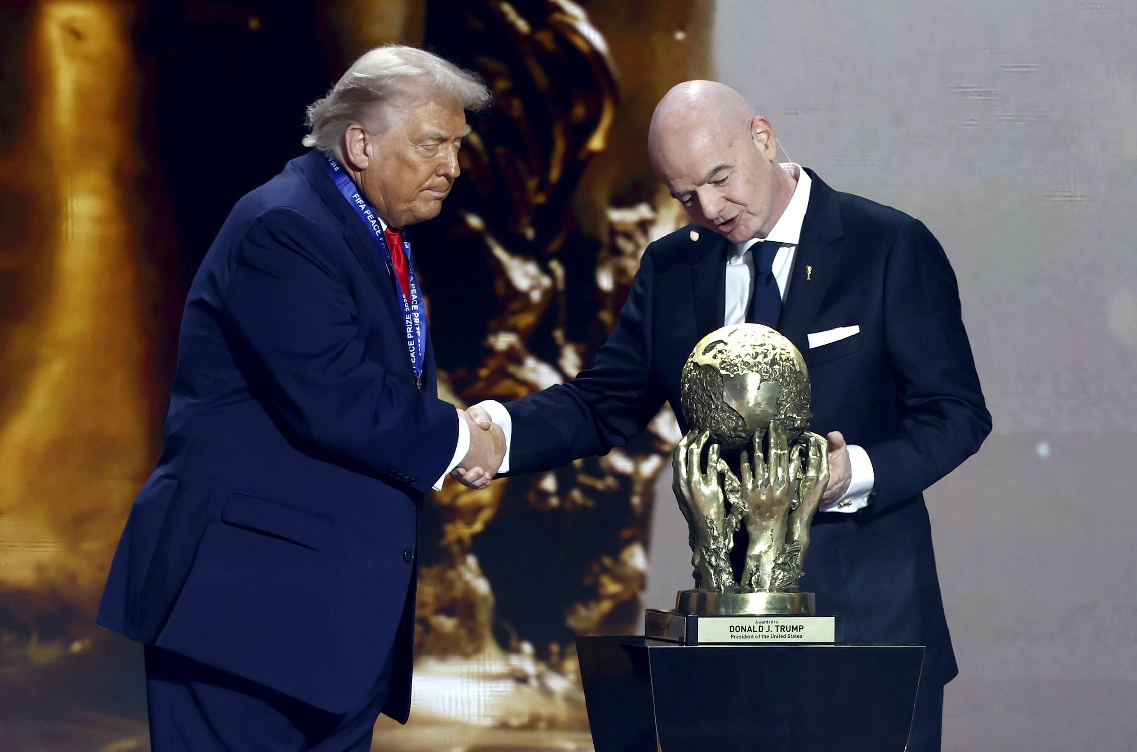 US-Präsident Donald Trump und FIFA-Boss Gianni Infantino. 
