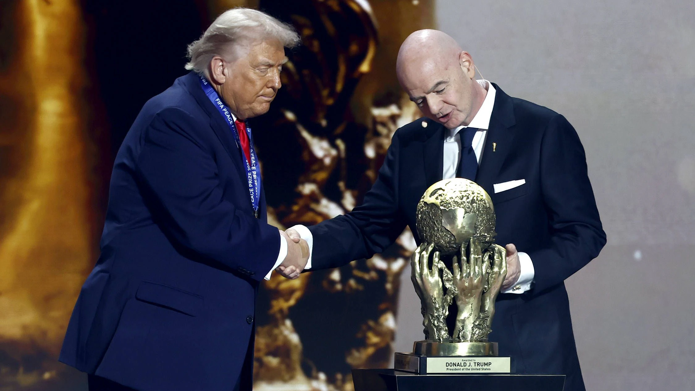 US-Präsident Donald Trump und FIFA-Boss Gianni Infantino. 