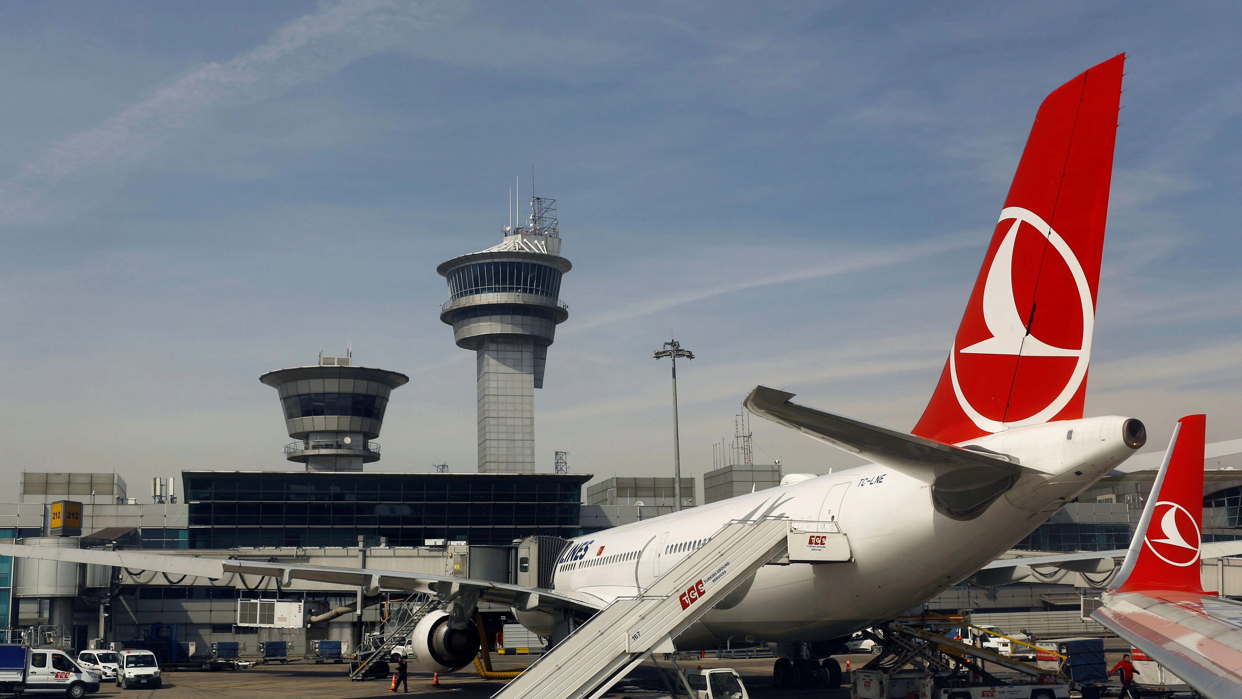 A Turkish Airlines (THY) aircraft is parked at Ataturk International airport in Istanbul, Turkey, March 24, 2017. REUTERS/Murad Sezer