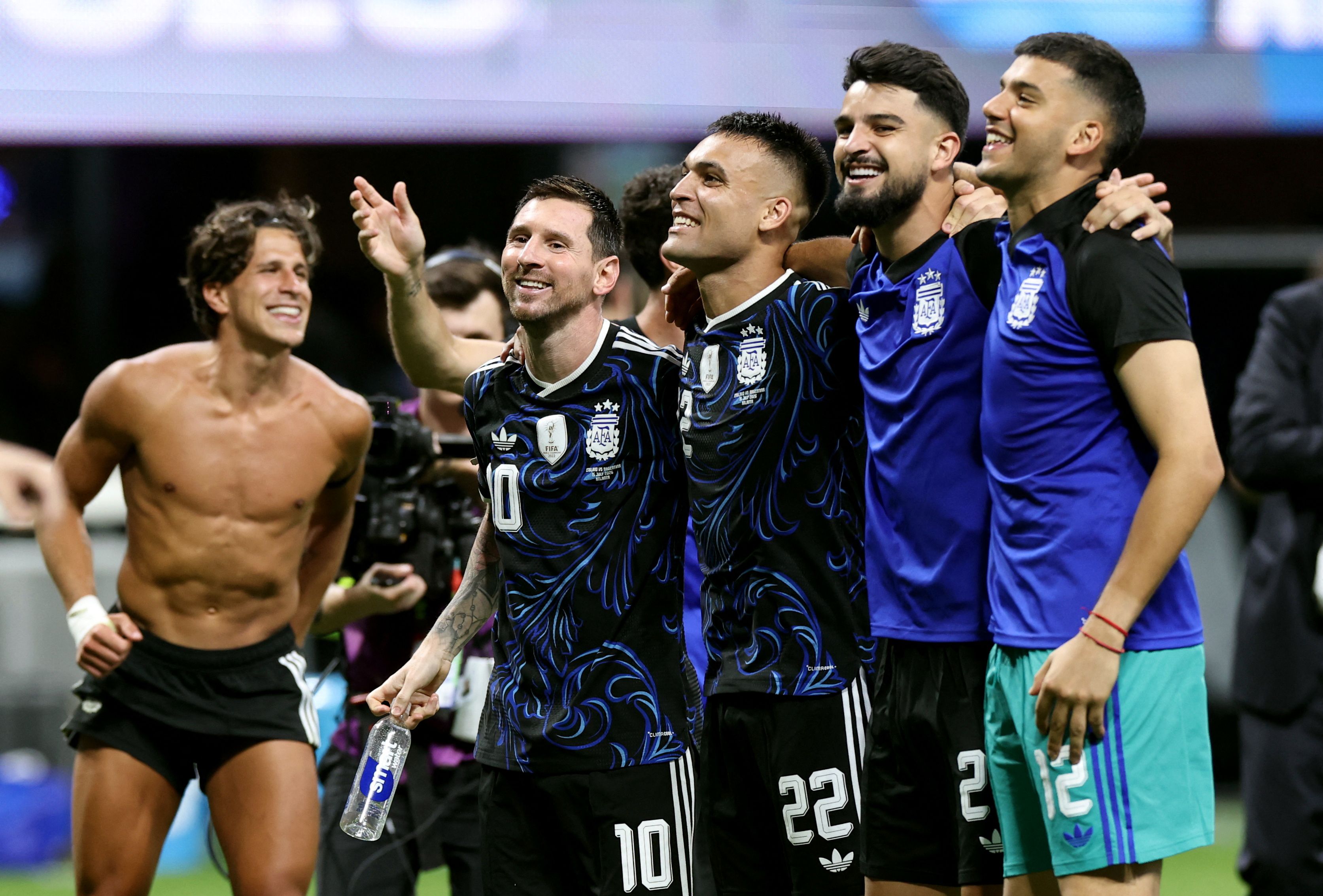 Die Mannschaft von Argentinien.