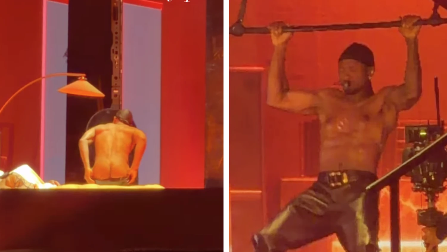 US-Sänger Usher liefert eine unvergessliche Bühnen-Show für seine weiblichen Fans.