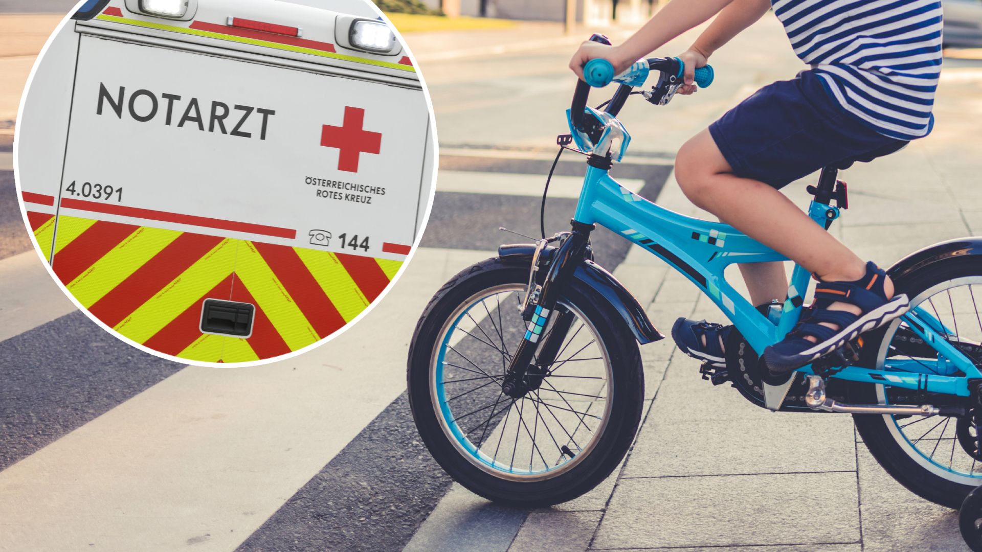 Der Neunjährige wollte über einen markierten Schutzweg fahren. (Symbolbild)