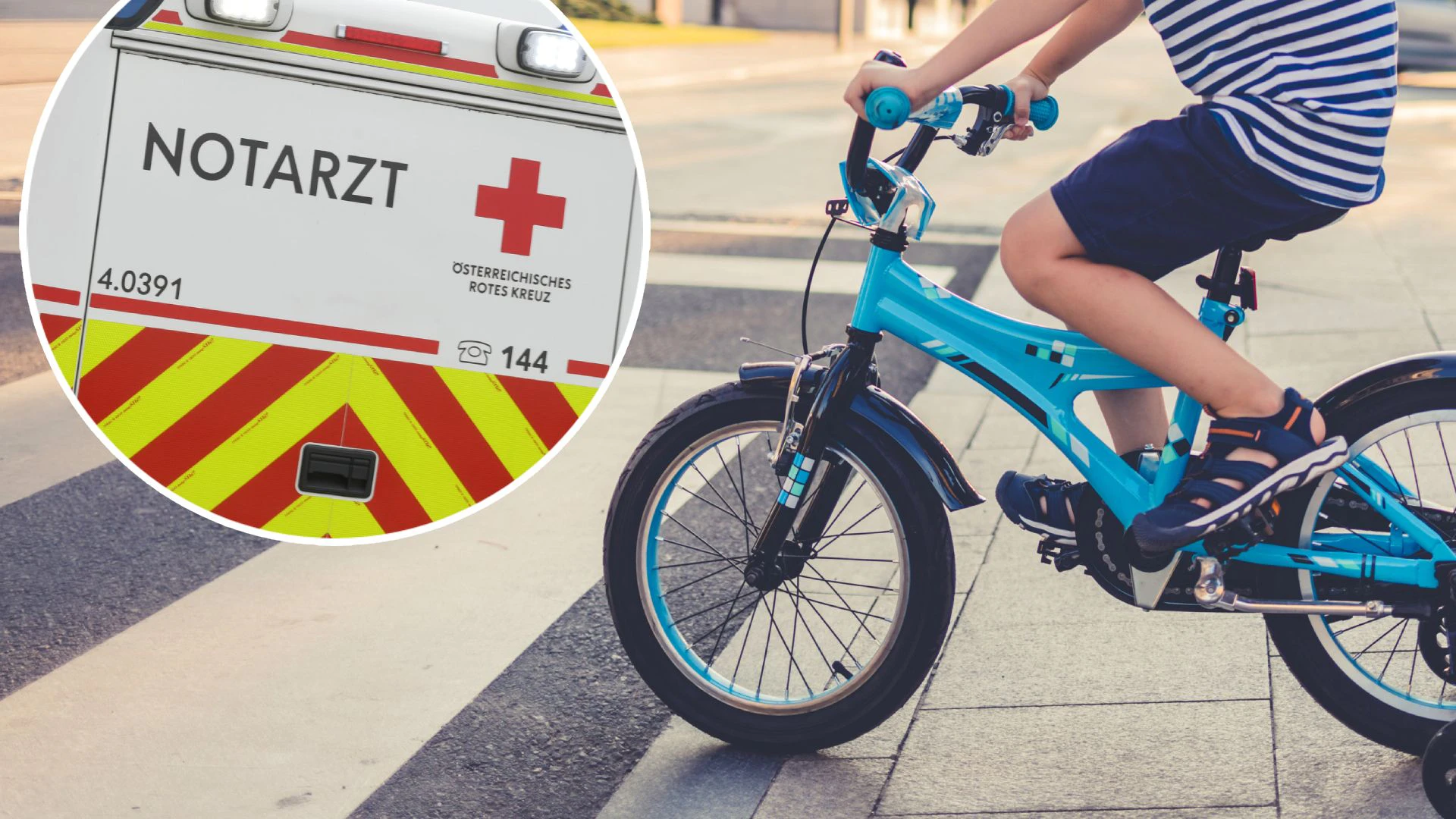 Der Neunjährige wollte über einen markierten Schutzweg fahren. (Symbolbild)