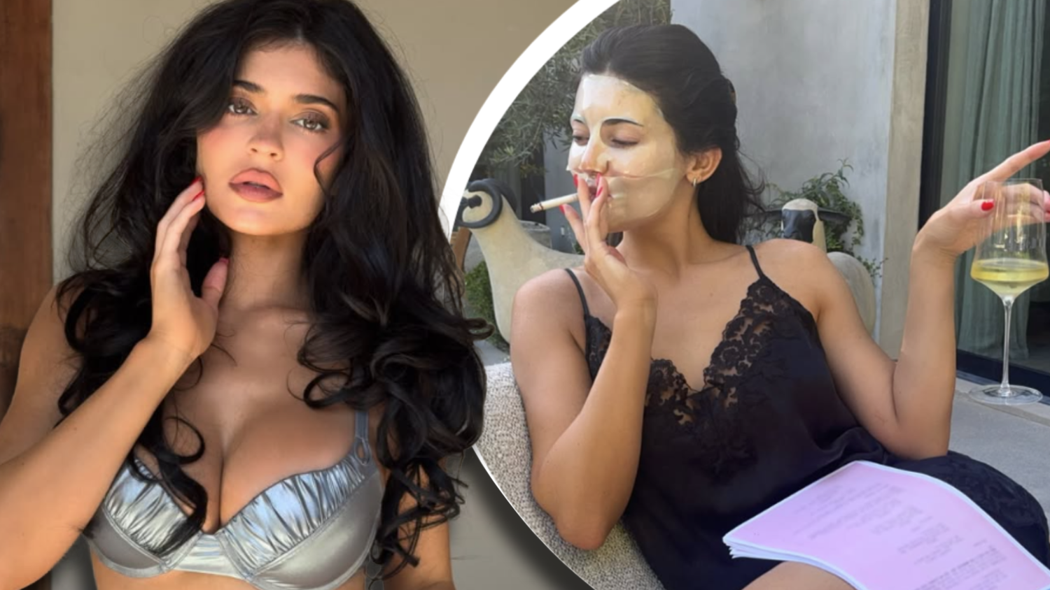 Kylie Jenner raucht auf Social Media.