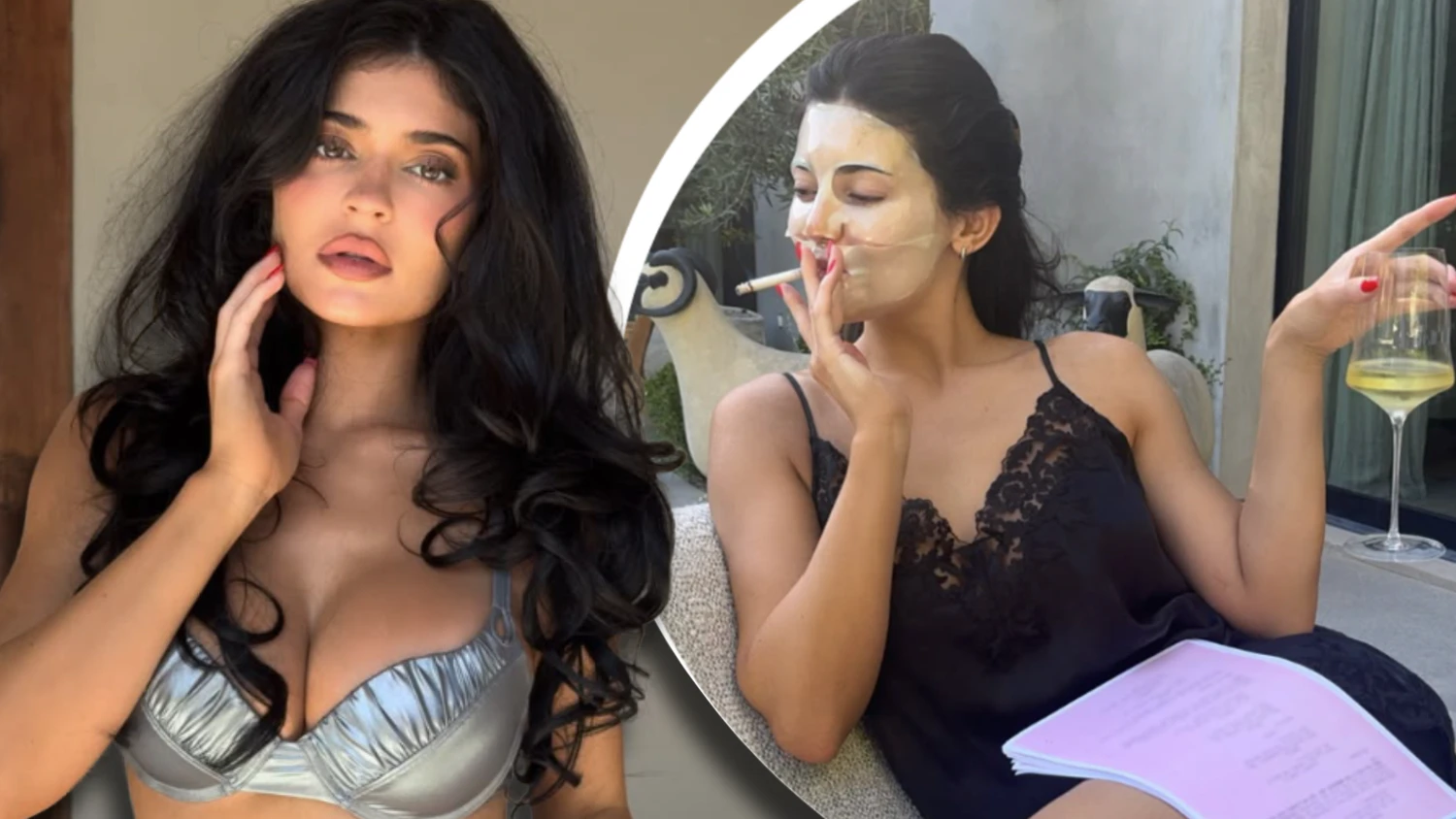 Kylie Jenner raucht auf Social Media.