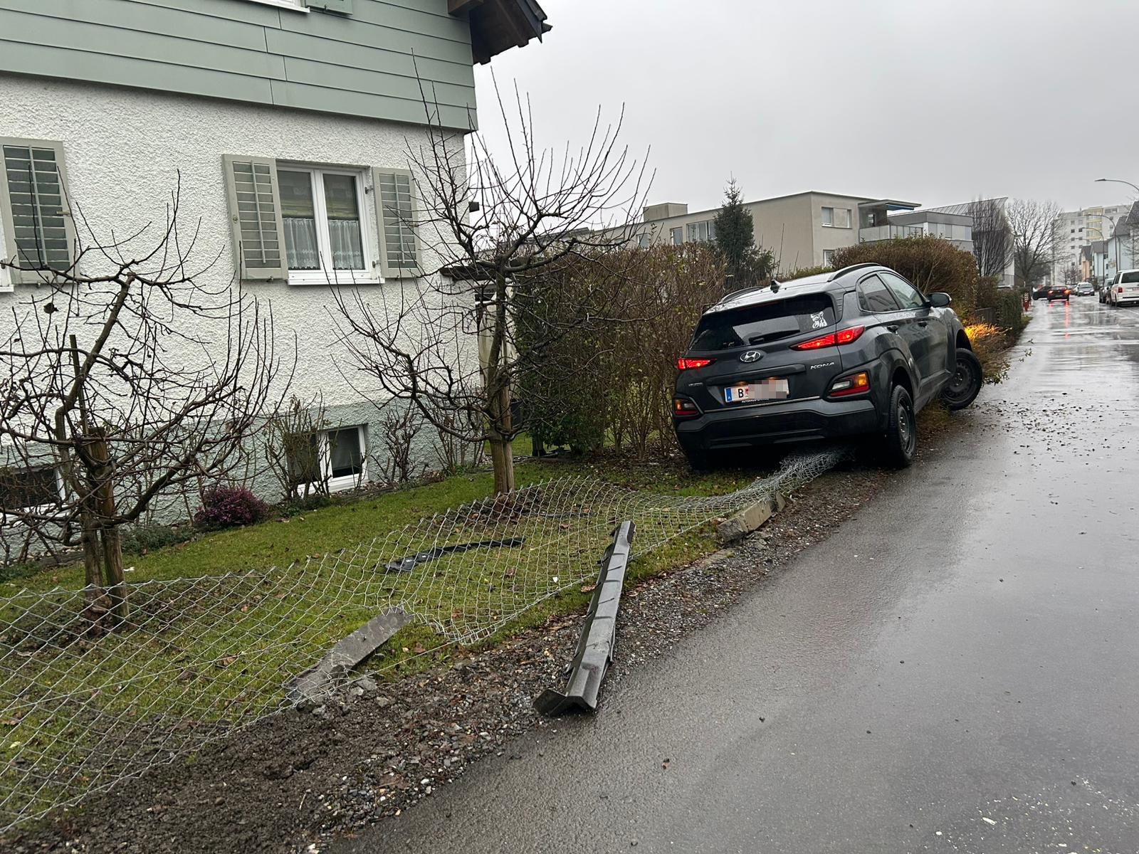 Nicoles Hyundai nach dem Crash: ein wirtschaftlicher Totalschaden.