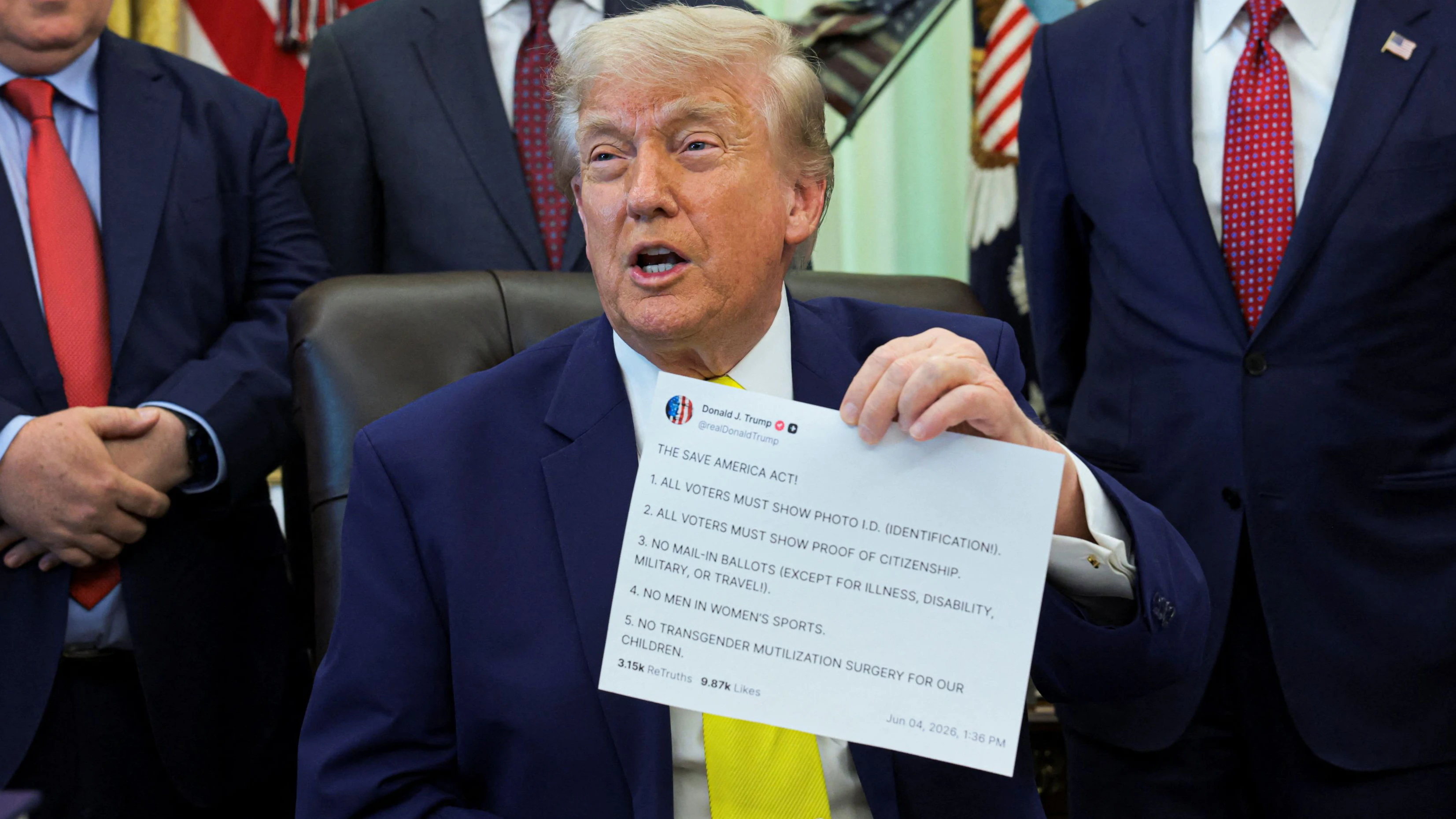 Heute.at - Trump verkauft schnelleren Zugang zu Truth-Social-Posts