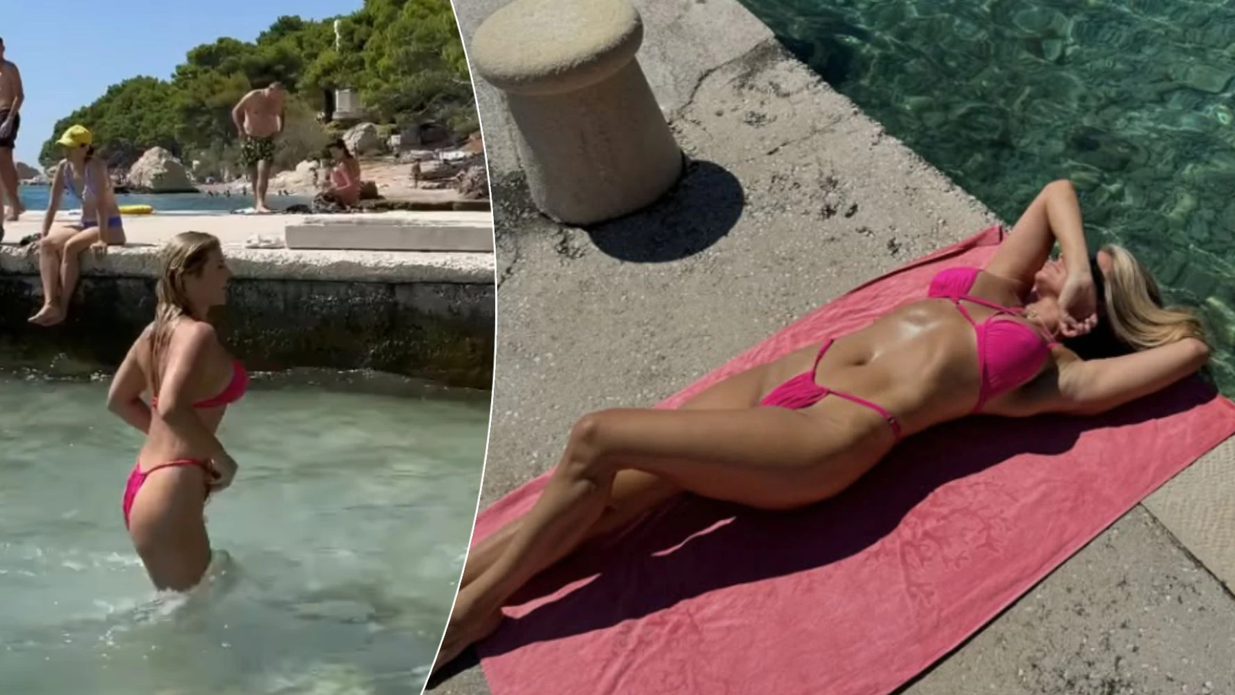 Heute.at - Miss Kroatien heizt ein: Mama Renata zeigt Mini-Bikini