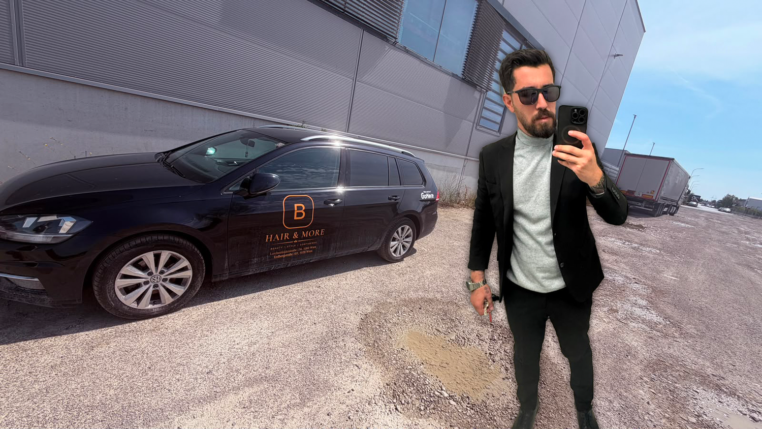 Der Volkswagen soll für einen Raubzug verwendet worden sein. 
