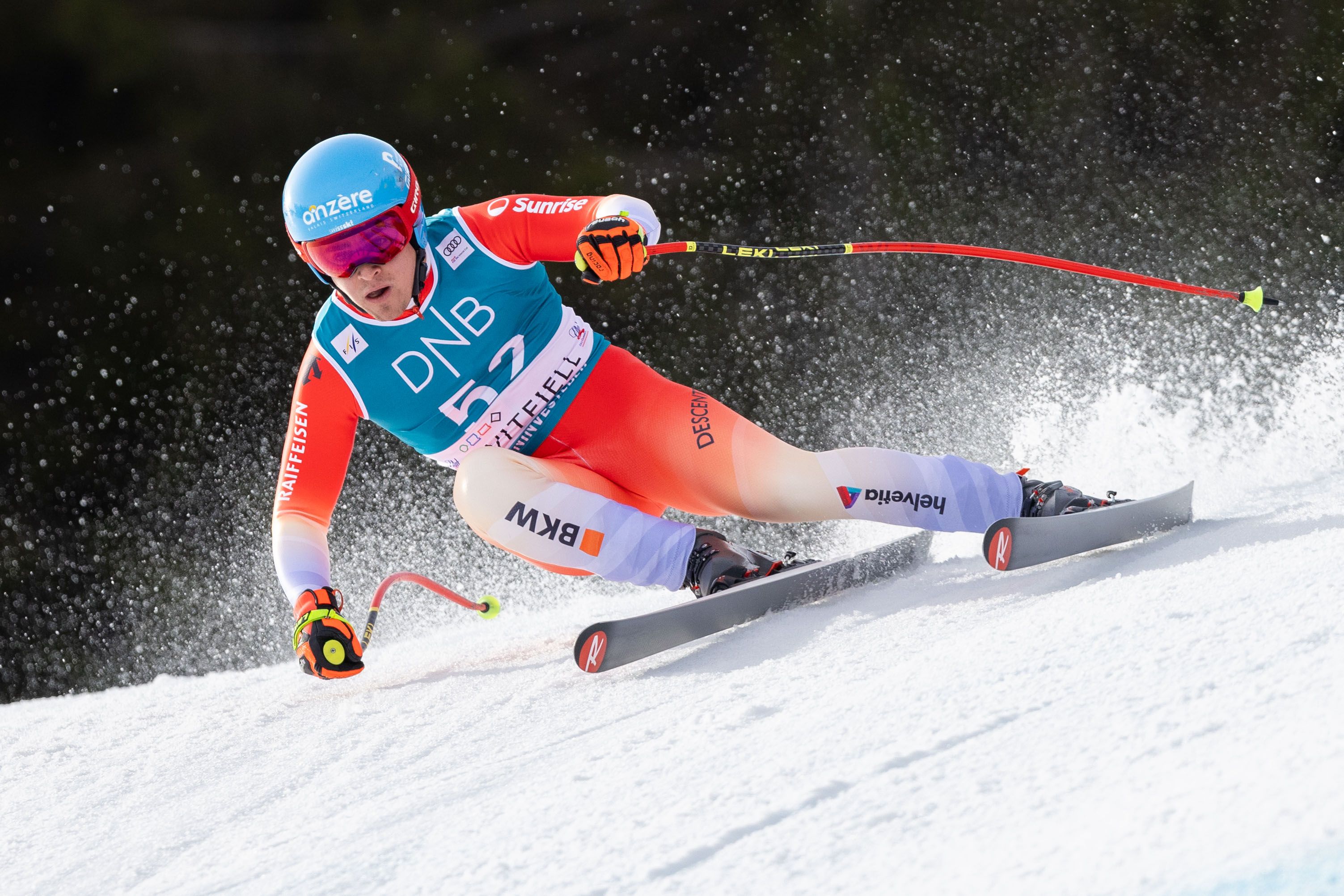 Der Schweizer Skifahrer Christophe Torrent geht mit 26 Jahren in Sportler-Pension. 