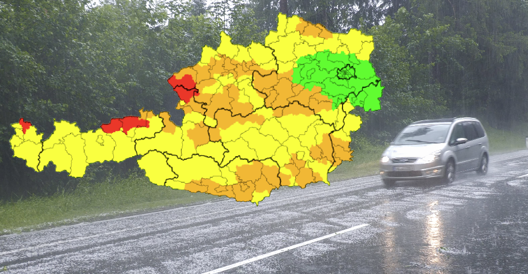 Heute.at - Unwetter-Warnungen für 8 Bundesländer ausgerufen