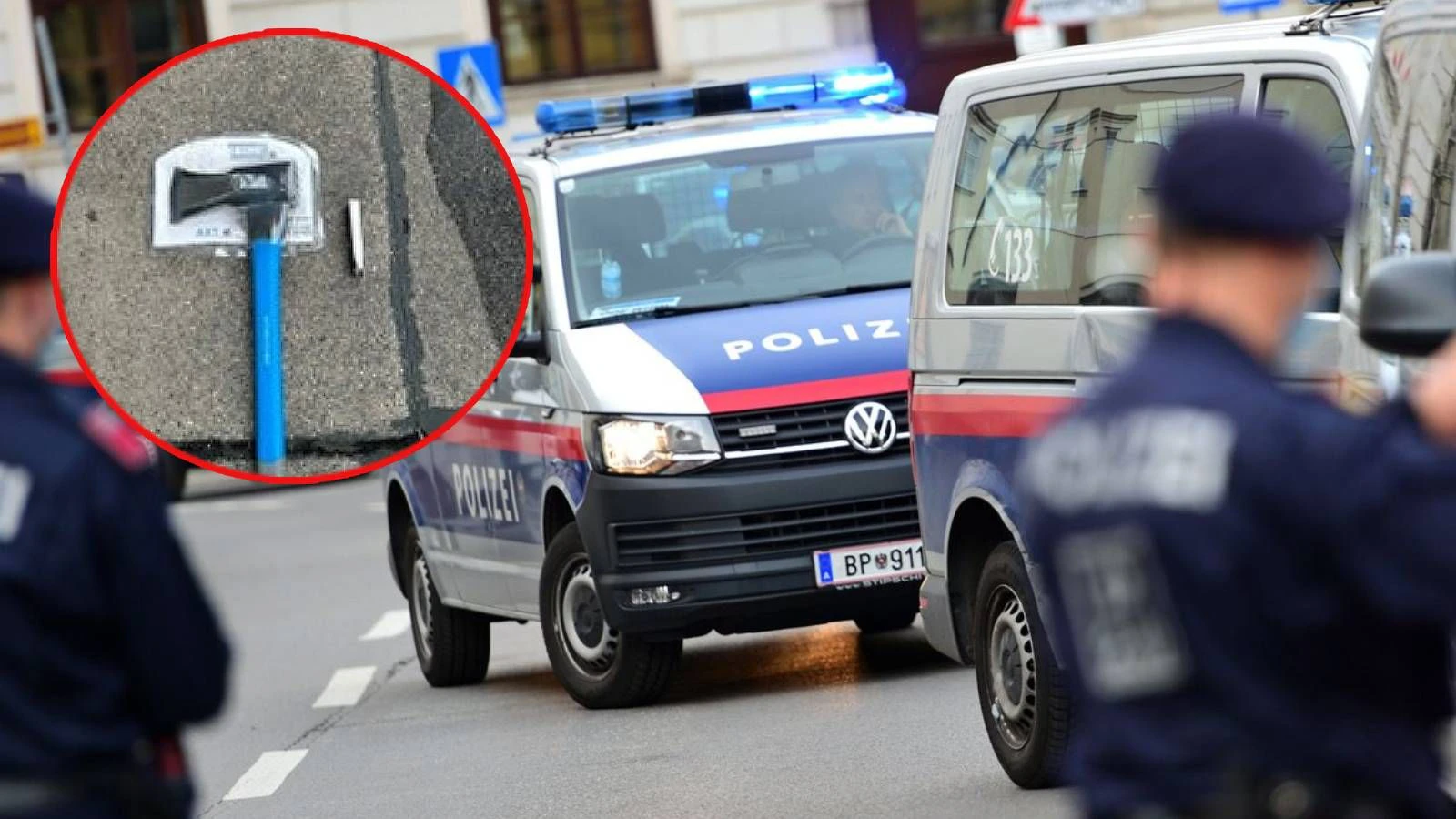 Ein 53-Jähriger soll seine Ehefrau mit einer Axt bedroht haben.