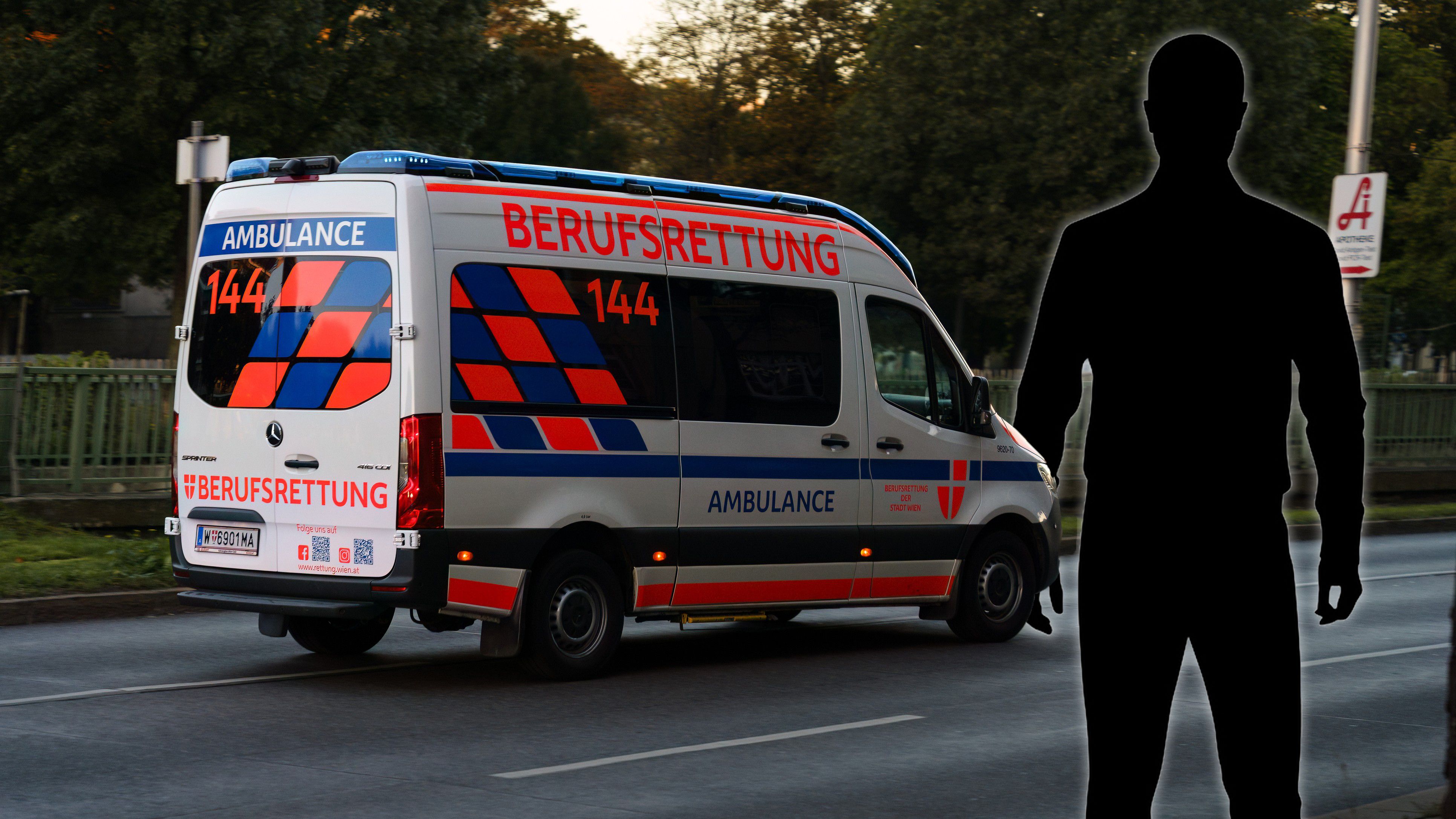 Ein Wiener Rettungsmitarbeiter berichtet von hoher Arbeitsbelatung während Hitzeperioden.