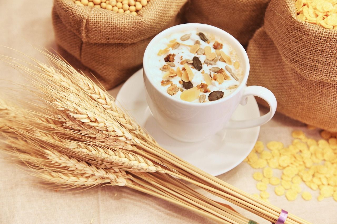Müsli-Schüssel zum Frühstück