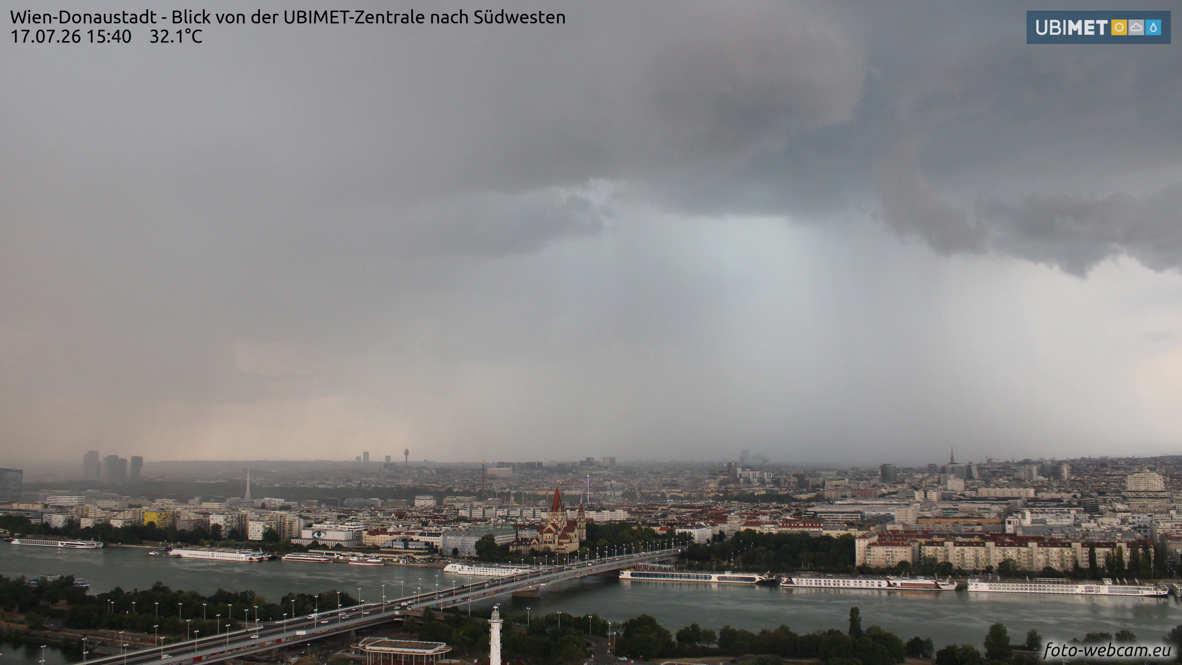 Am Nachmittag des 17. Juli 2026 wurde Wien von einer "Wasserbombe" getroffen. Der Starkregen sorgte für lokale Überflutungen, in die Albertina drang Wasser ein.