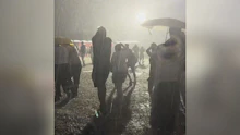 Unwetter-Chaos: Verletzte bei Bad-Bunny-Konzert