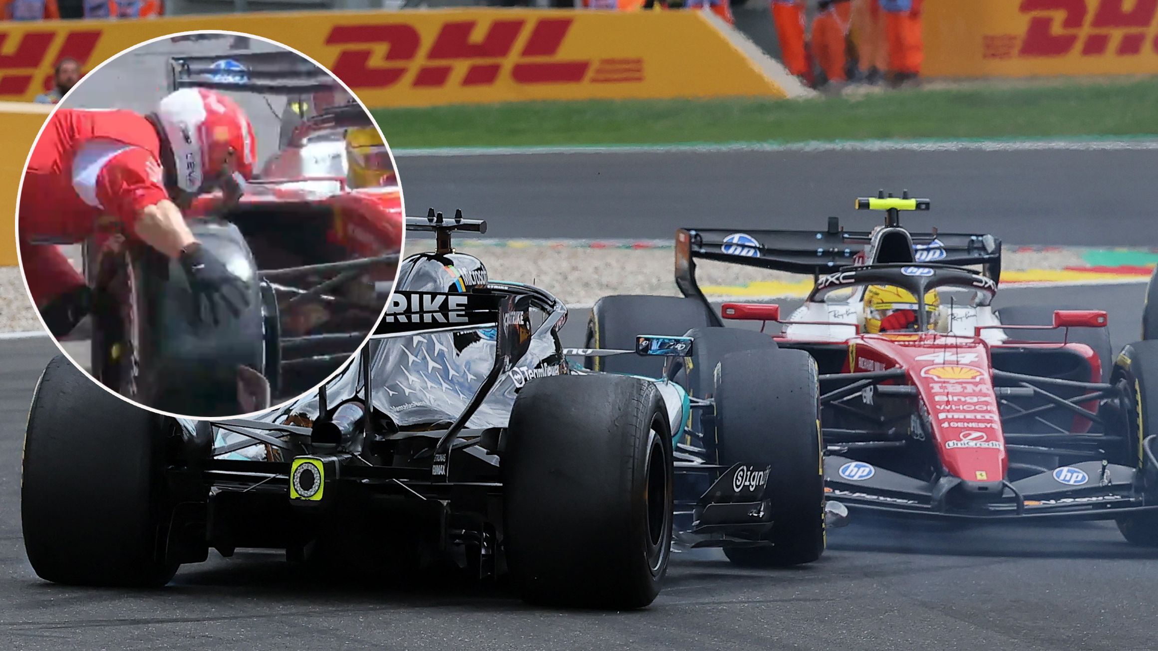 Heute.at - Neuer Hamilton-Schock! Ferrari-Star fährt Mechaniker an
