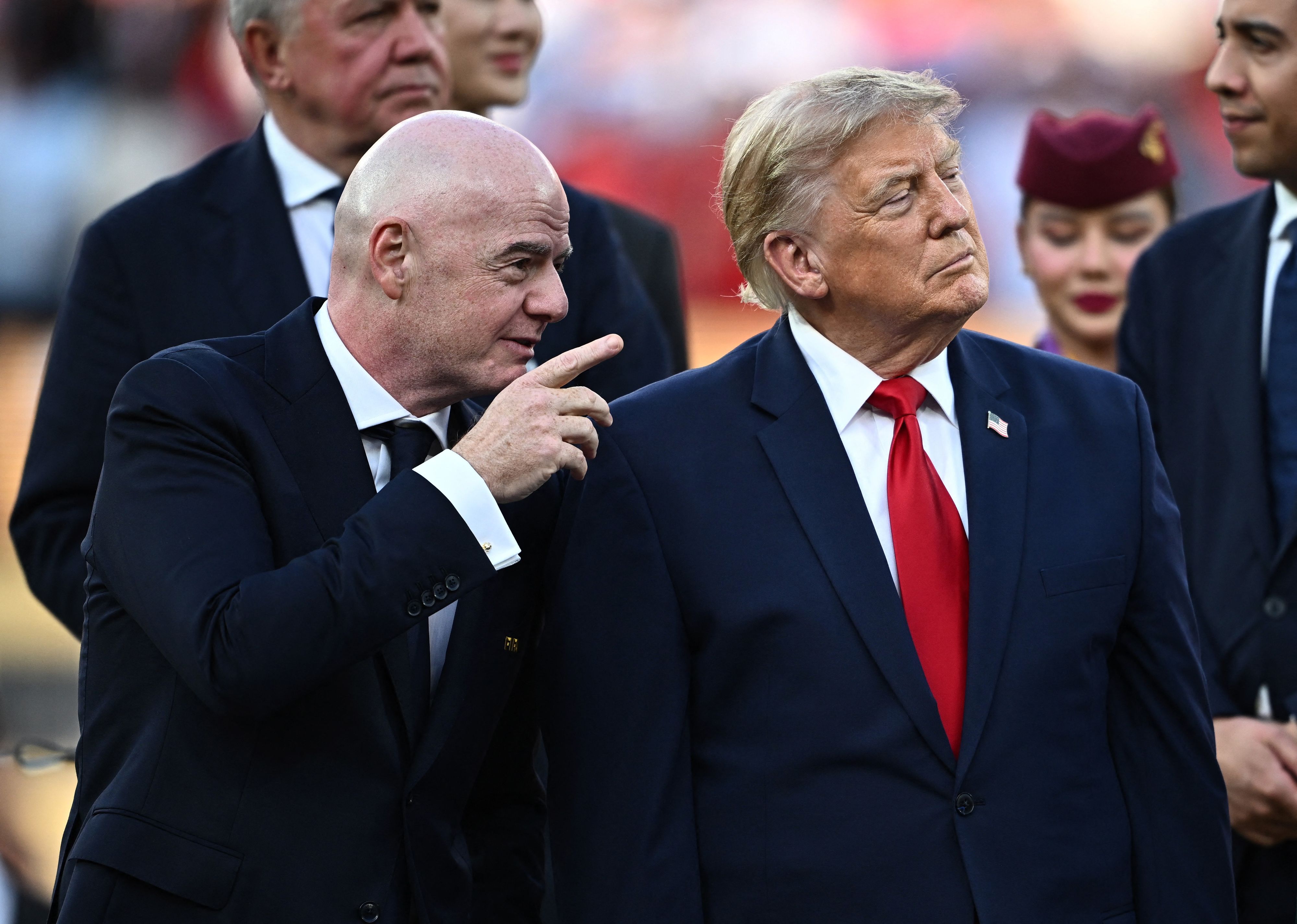 Gianni Infantino und Donald Trump