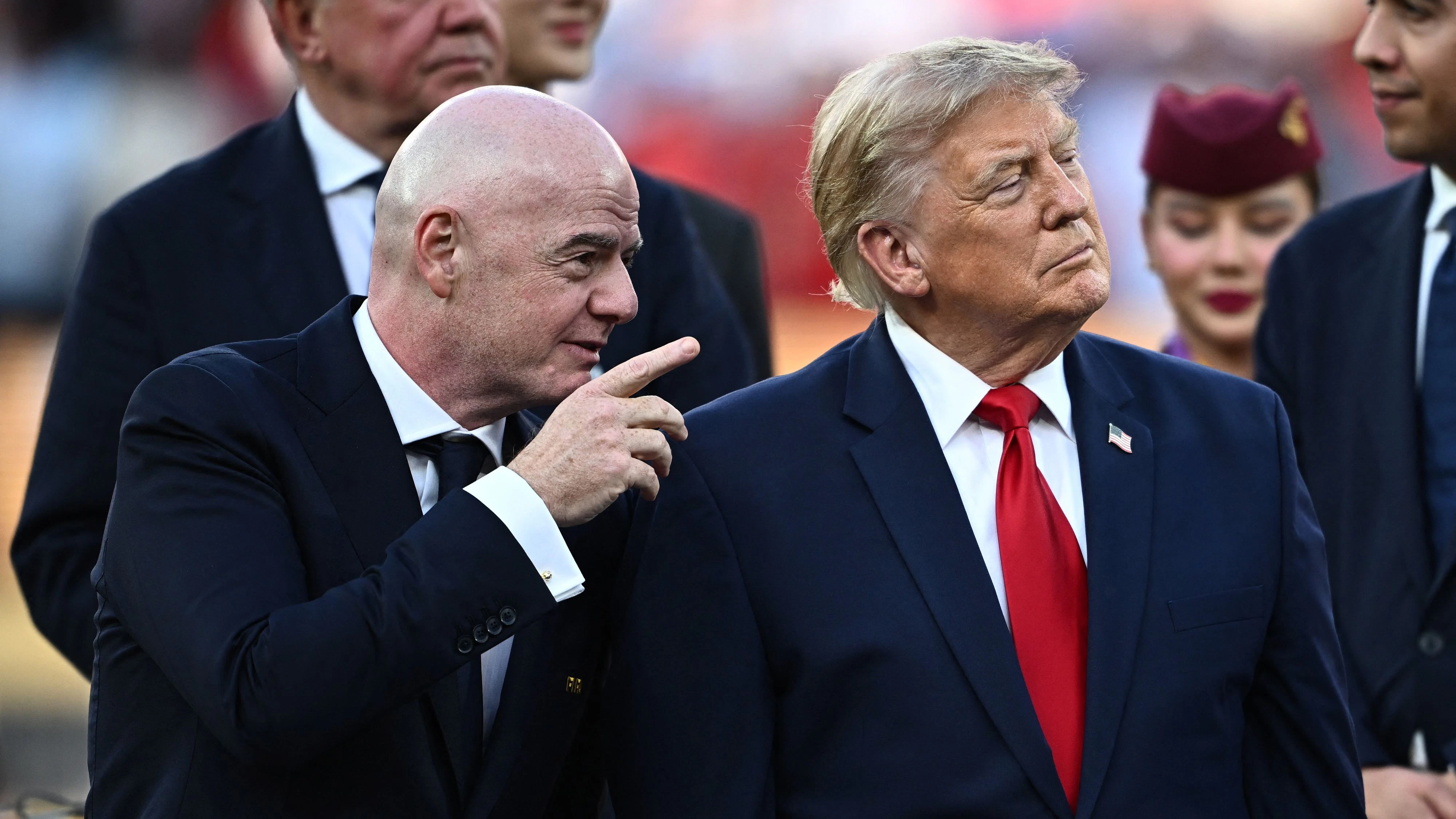 Gianni Infantino und Donald Trump