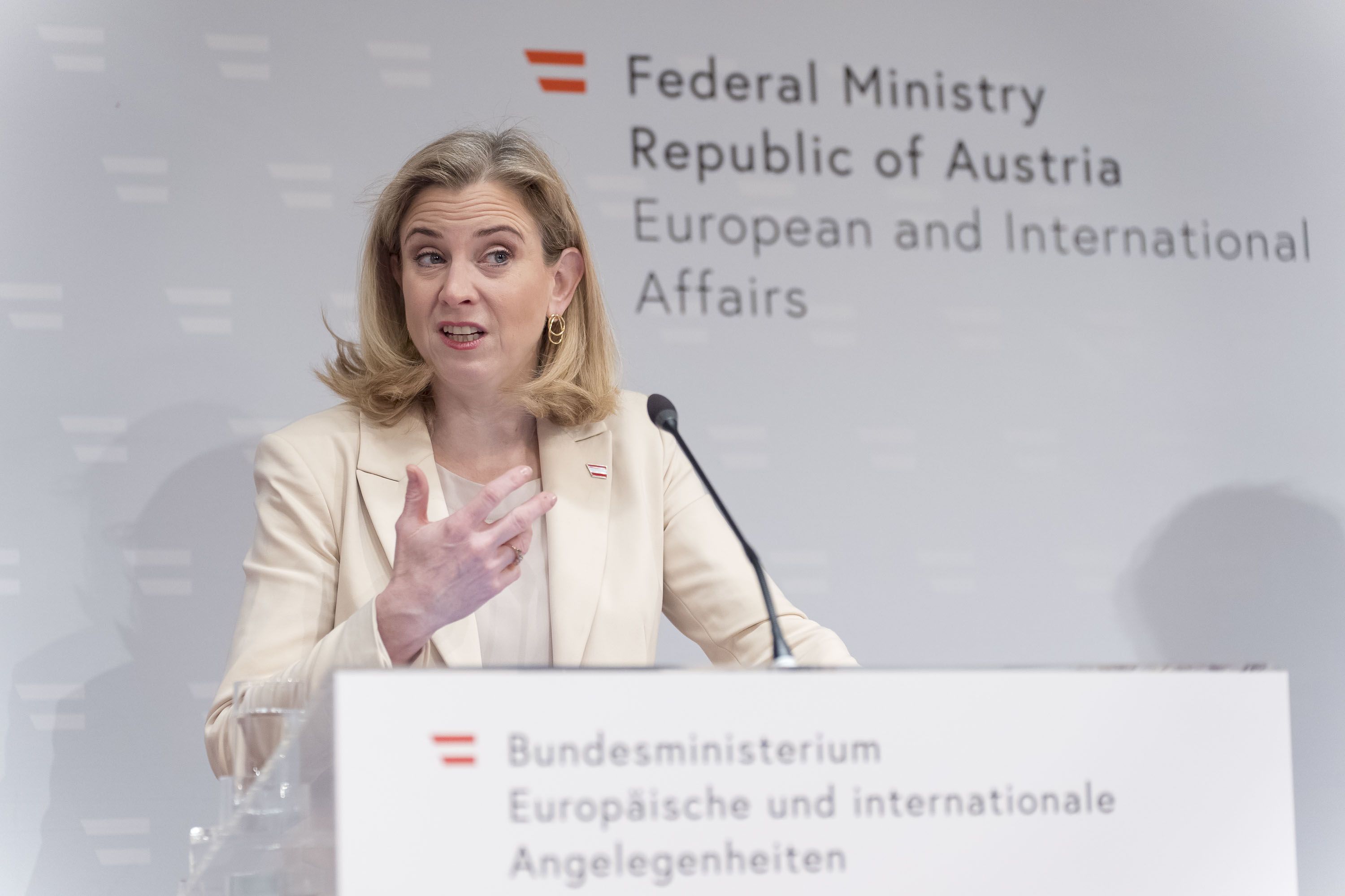 Außenministerin Beate Meinl-Reisinger