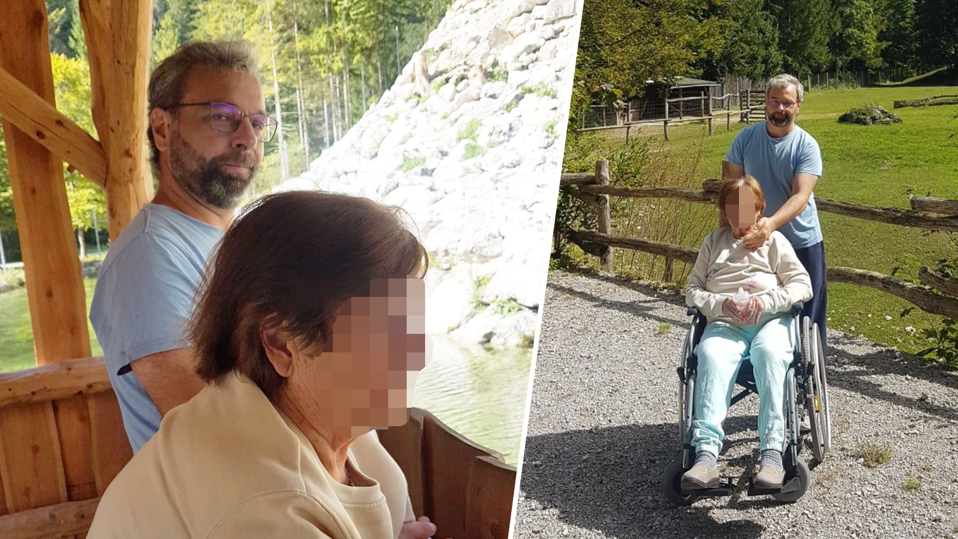 Markus pflegt seine Mutter seit Jahren, dabei wird er von 