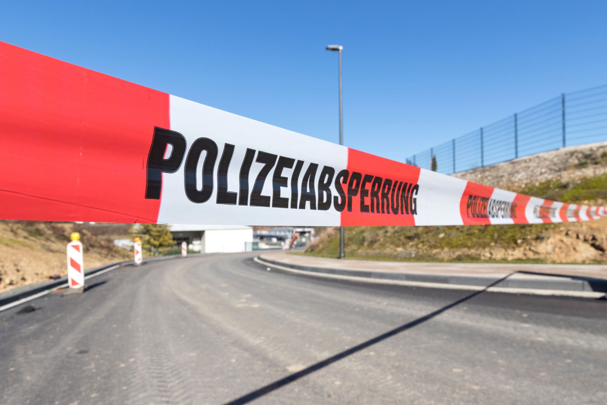 Auch die B20 wurde vorübergehend für den Verkehr gesperrt.