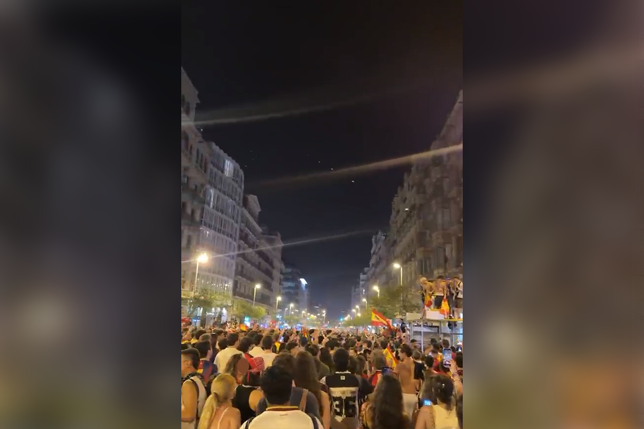 Der WM-Sieg von Spanien forderte einen Ausnahmezustand in Barcelona.