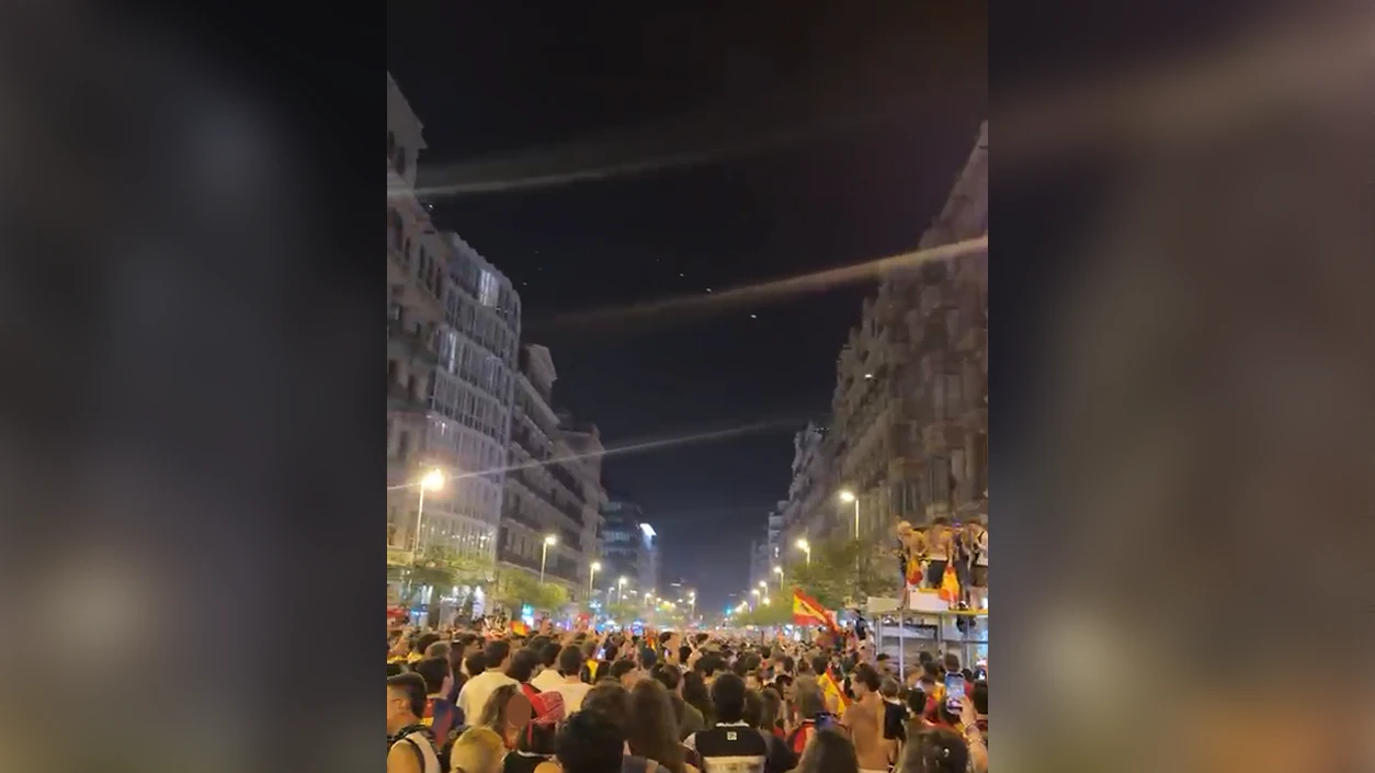 Der WM-Sieg von Spanien forderte einen Ausnahmezustand in Barcelona.
