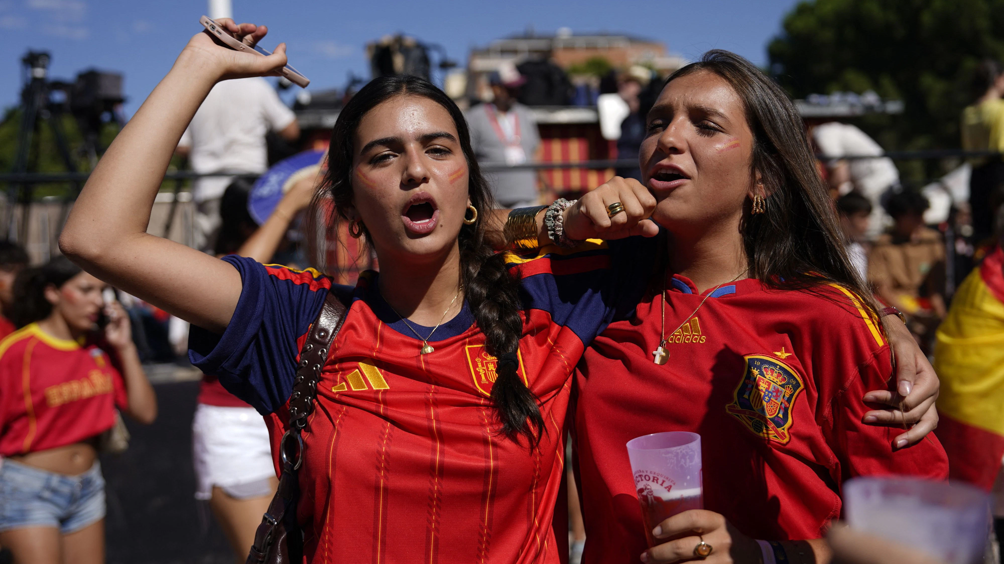 Bereits am Sonntag wurde in Madrid vorgefeiert.