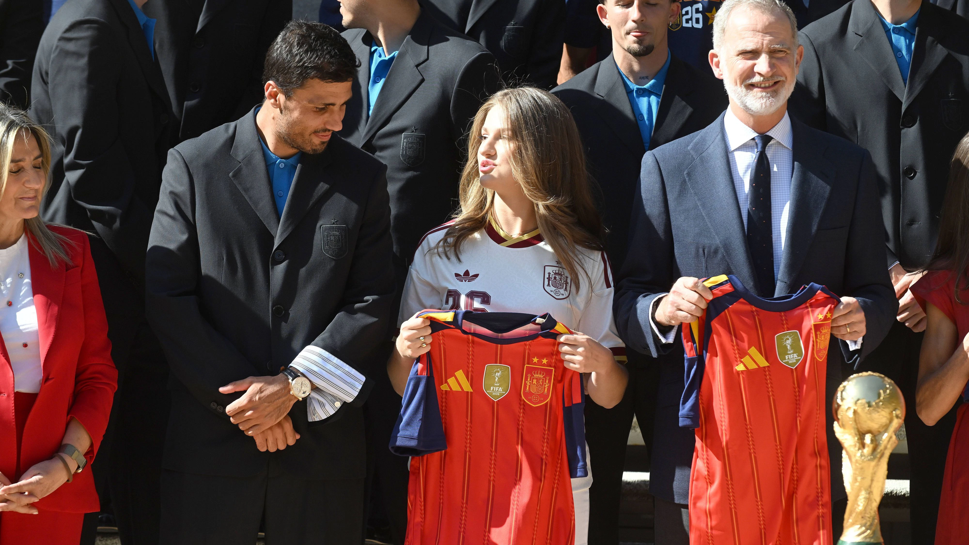 Rodir, Prinzessin Leonor und König Felipe VI