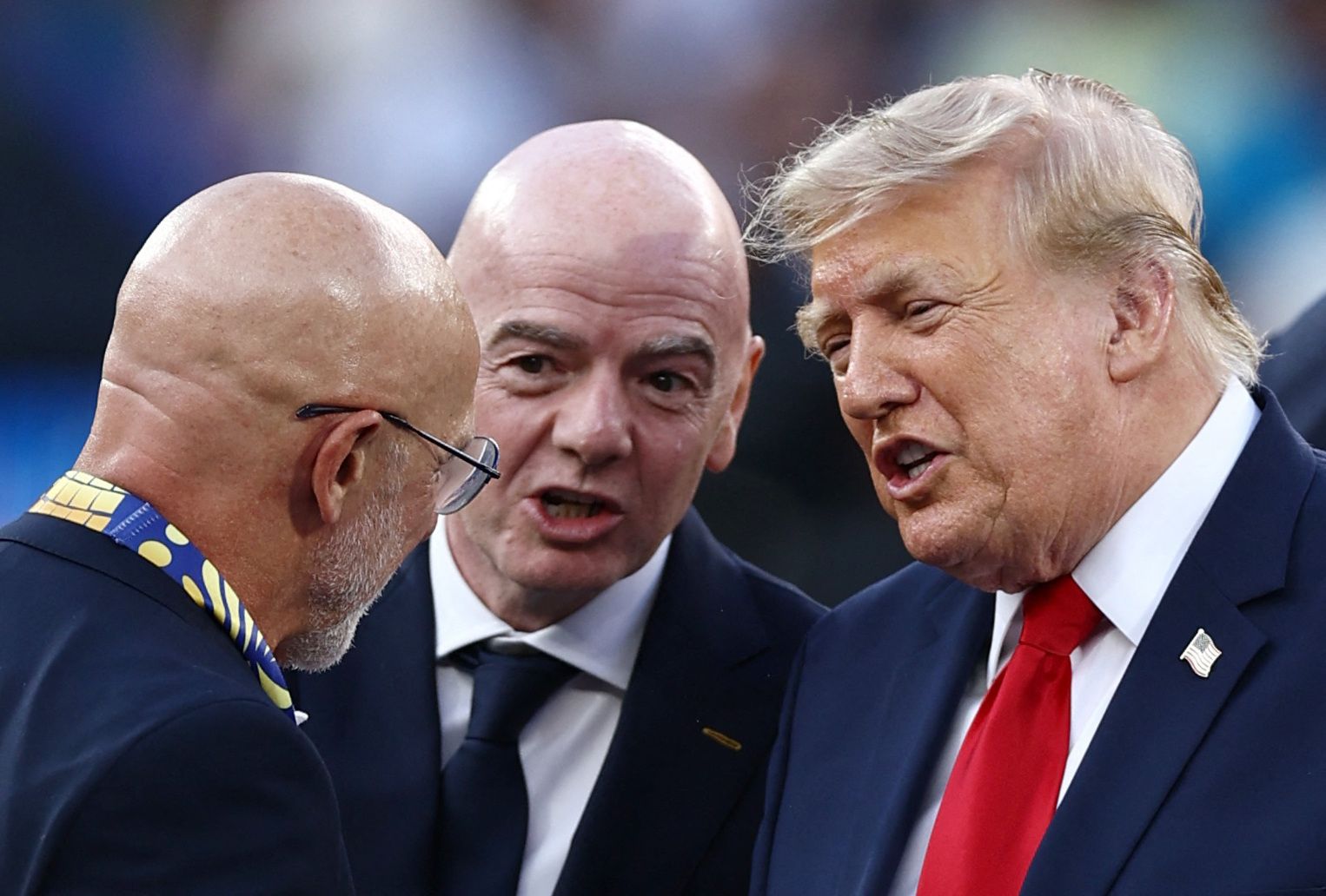 Gianni Infantino und Donald Trump