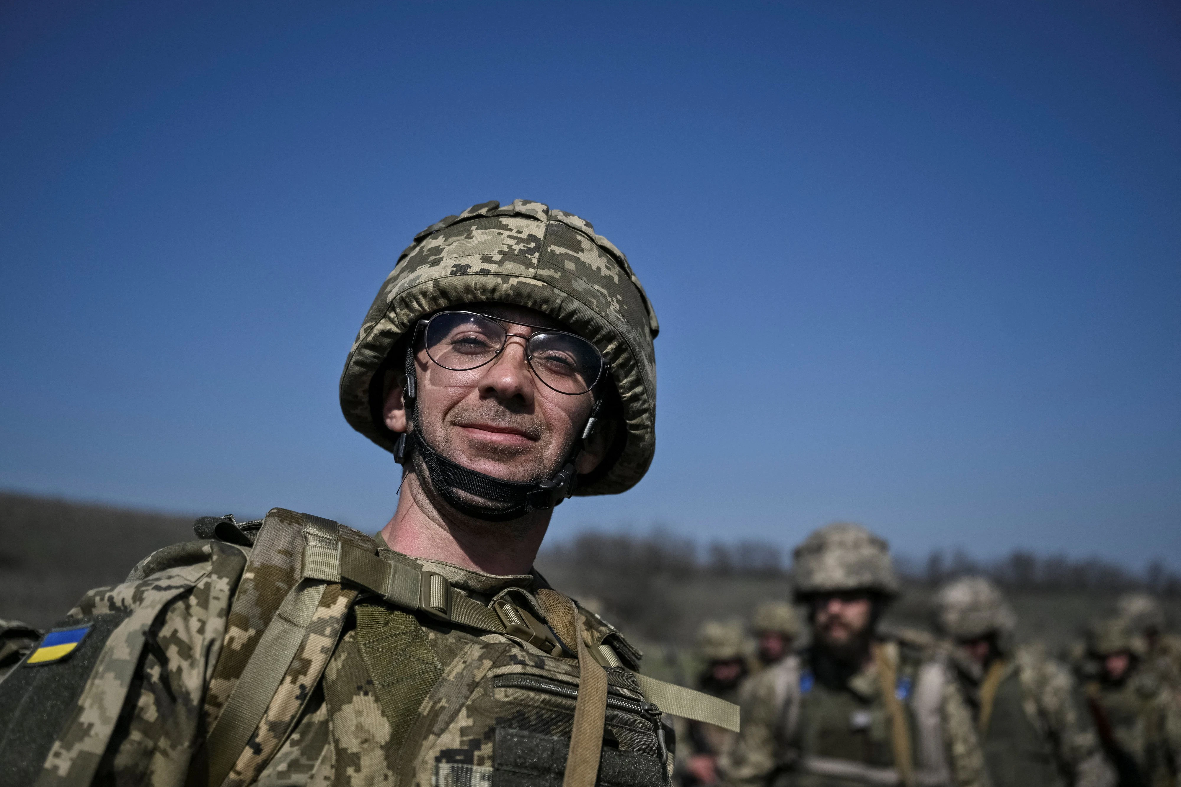 Ein neuer Rekrut der 118. mechanisierten Brigade der ukrainischen Streitkräfte: Das Land ist mittlerweile auf jeden einzelnen neuen Soldaten angewiesen