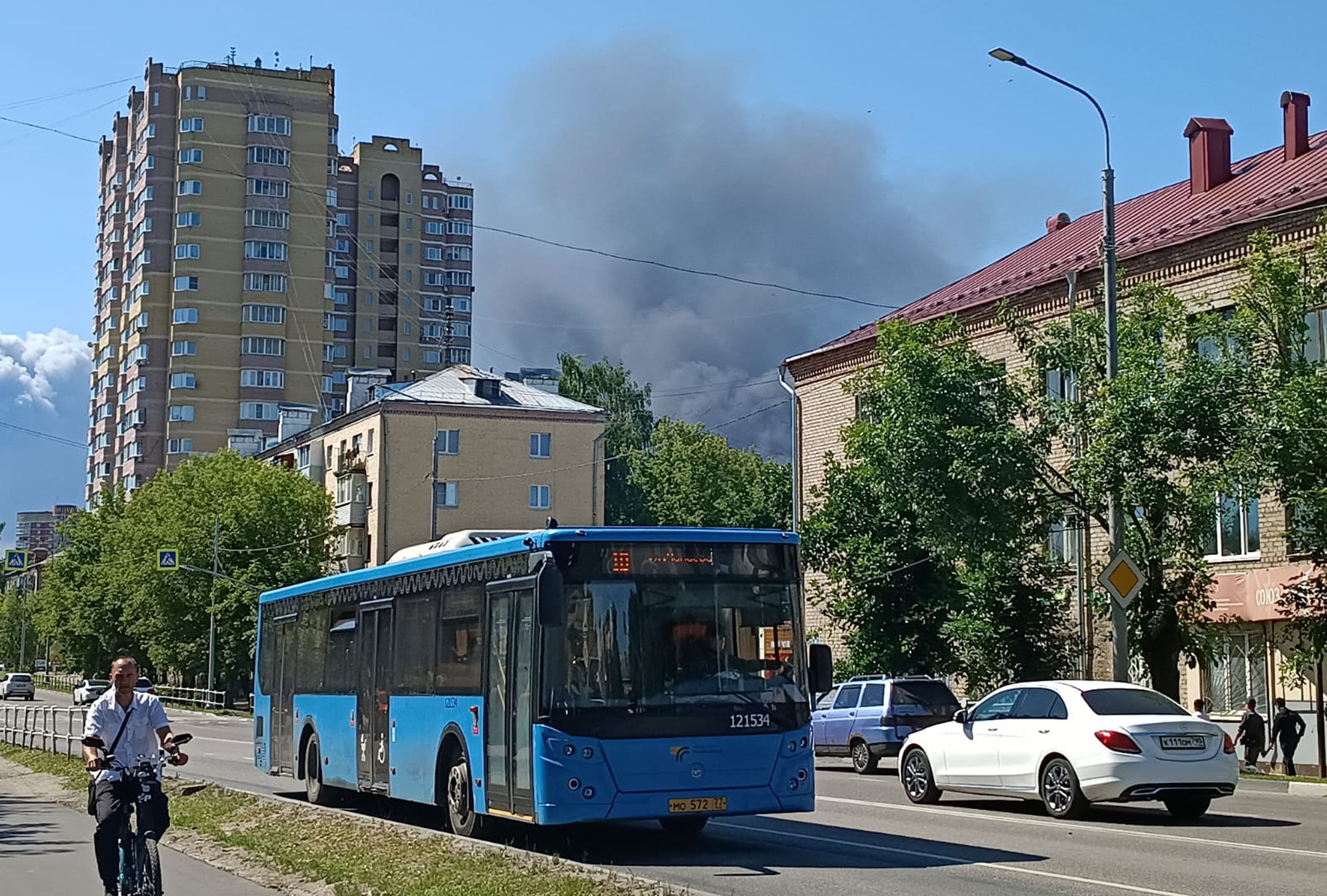 Heute.at - Drohnen-Hagel auf Moskau! Mehrere Verletzte gemeldet