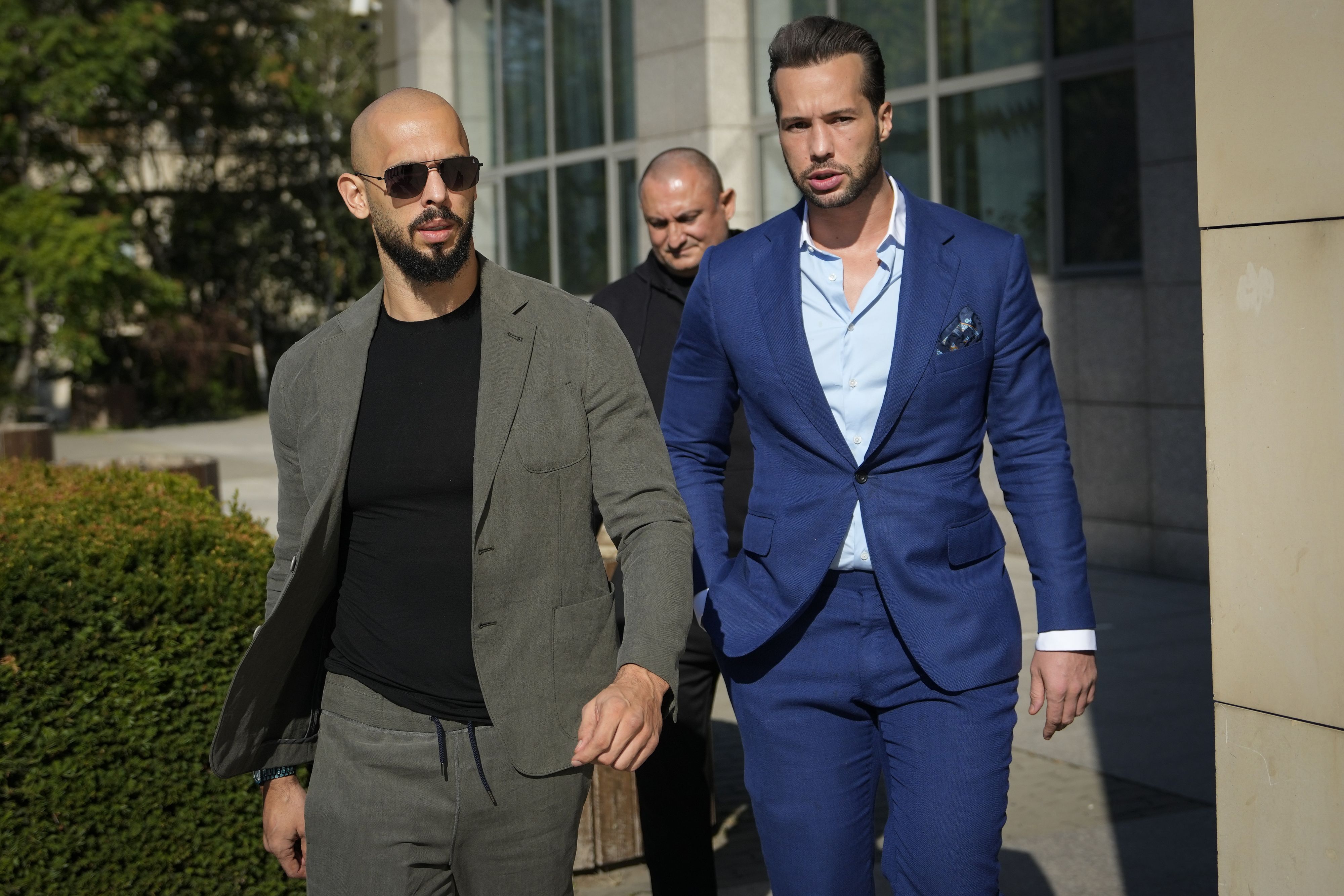 Andrew und Tristan Tate wurden am Samstag in Miami festgenommen.